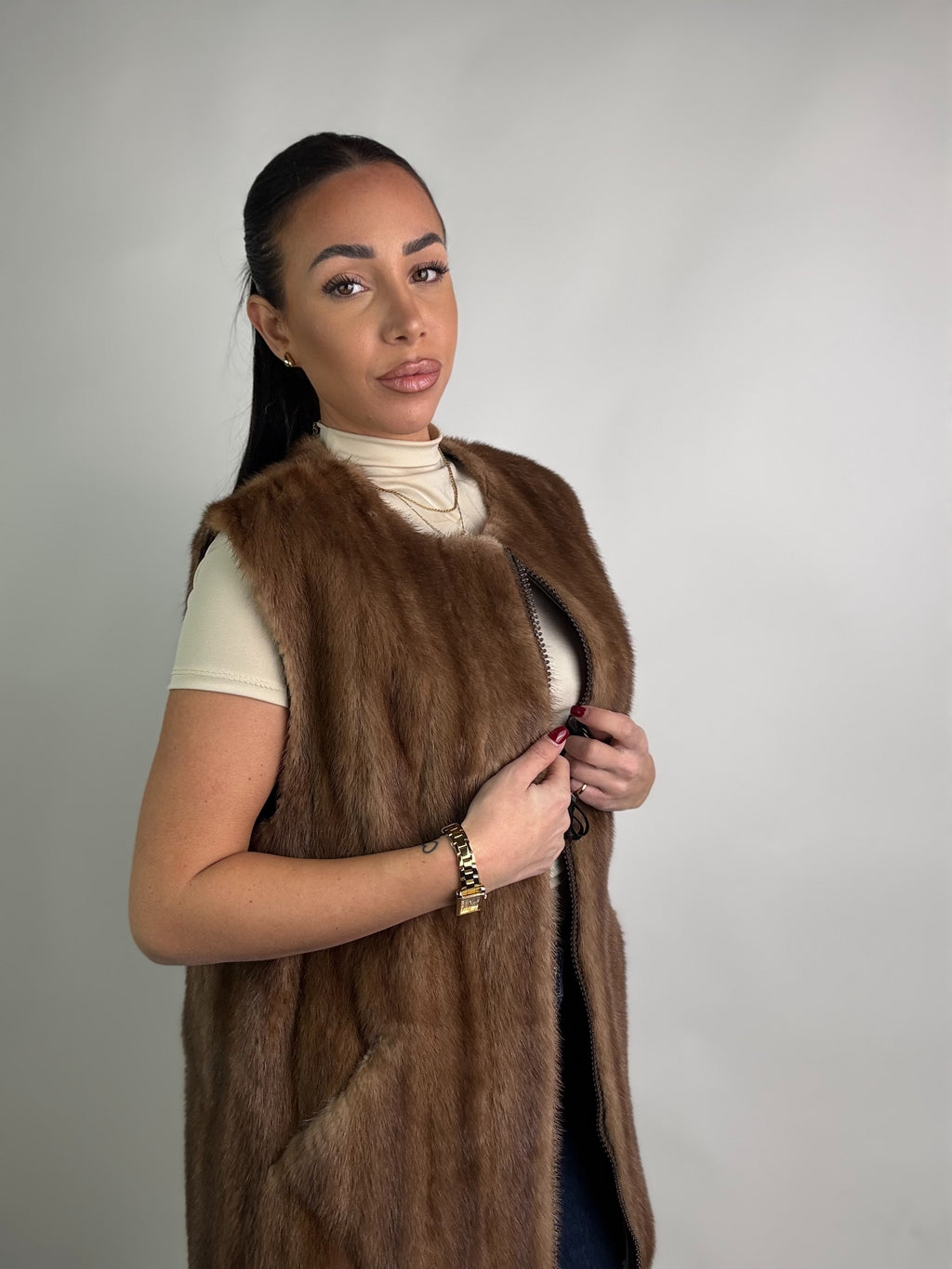 Smanicato in visone N271