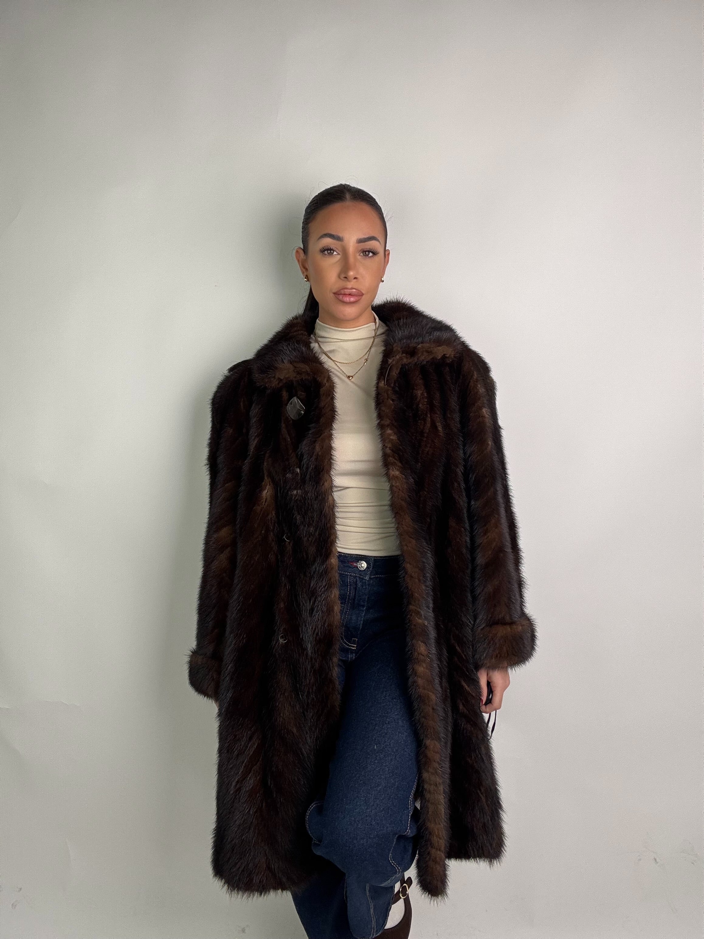 Cappotto in visone N408