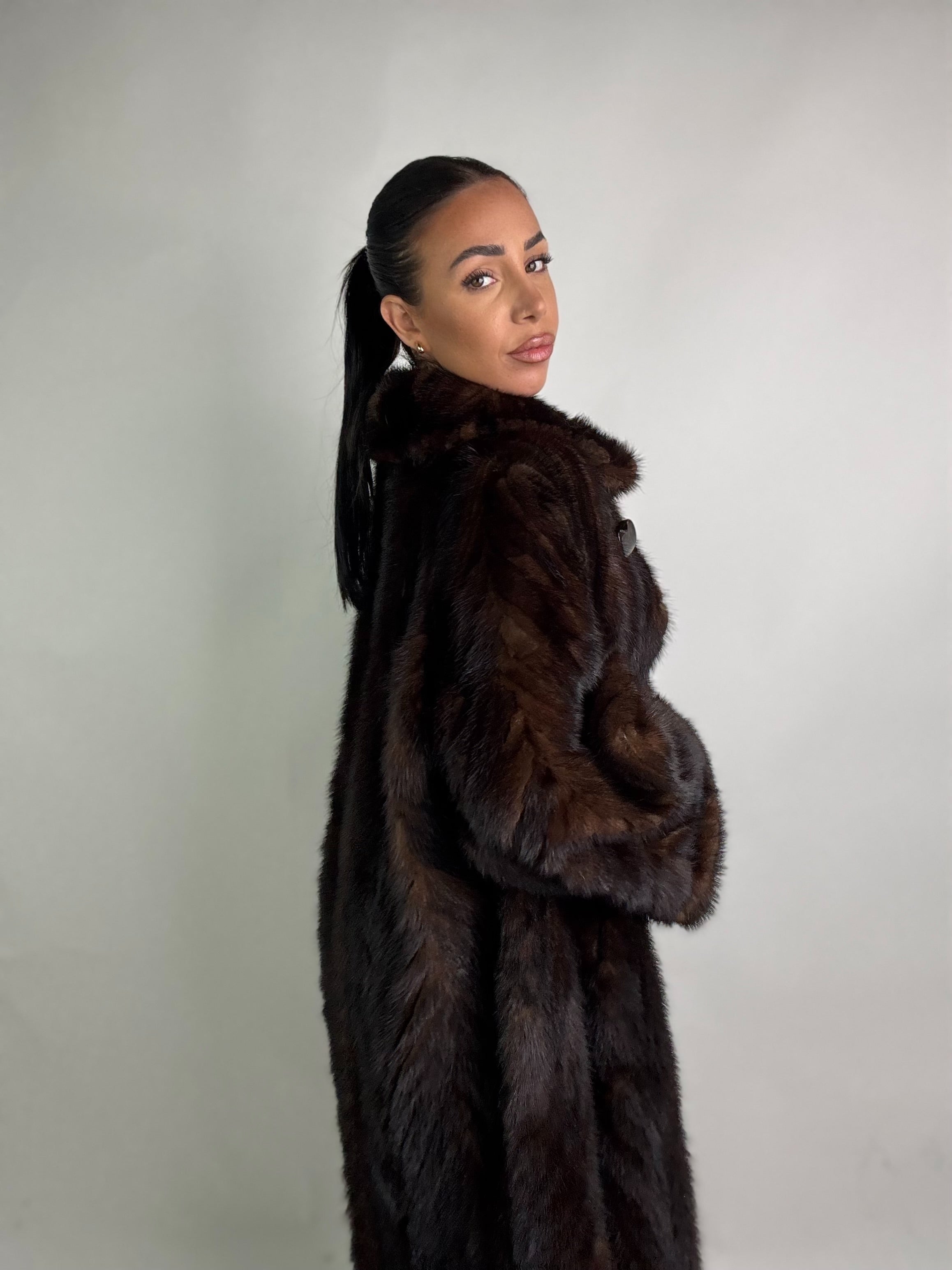 Cappotto in visone N408