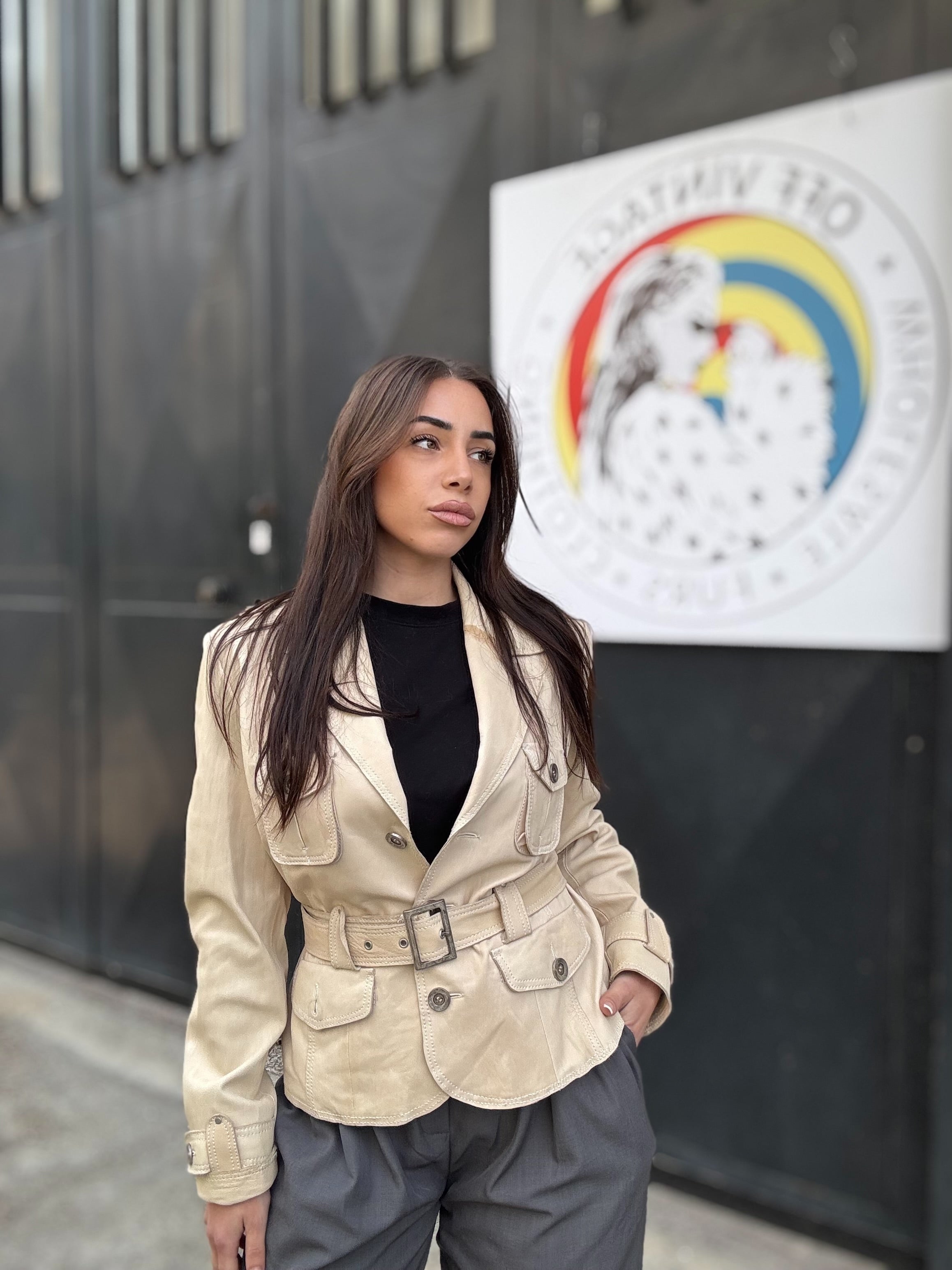 Giacca in pelle