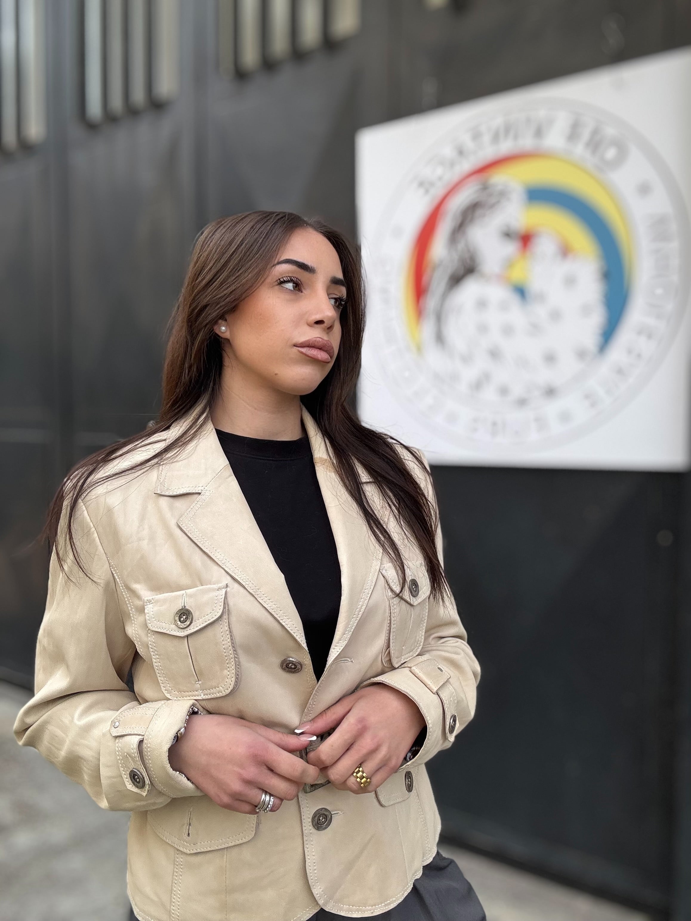 Giacca in pelle