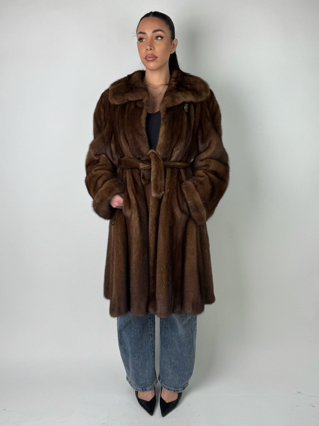 Cappotto in visone N569