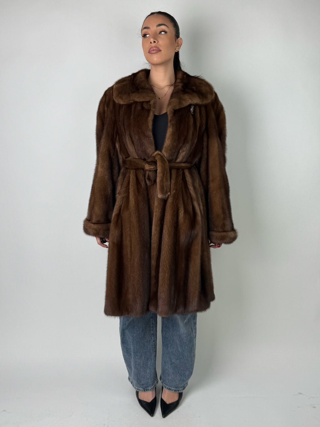 Cappotto in visone N569