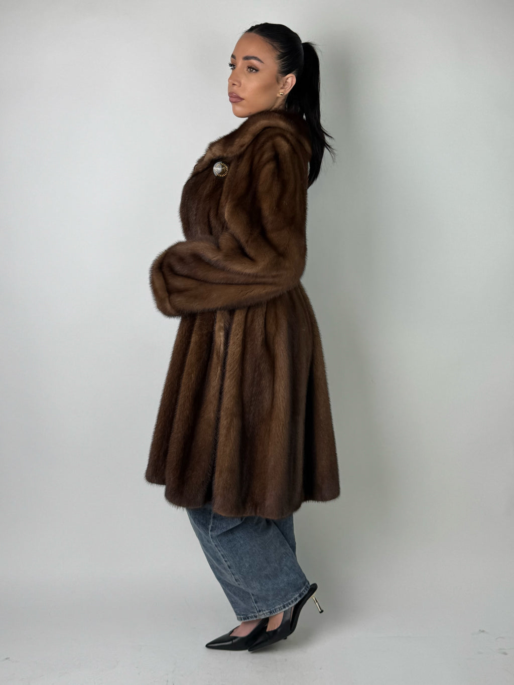 Cappotto in visone N569