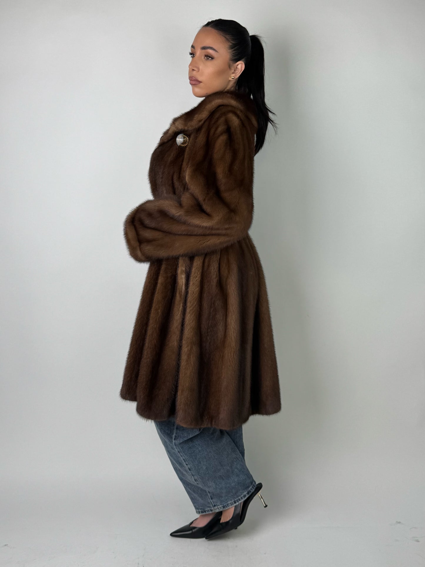 Cappotto in visone N569