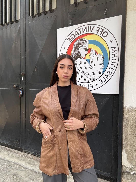 Giacca in pelle