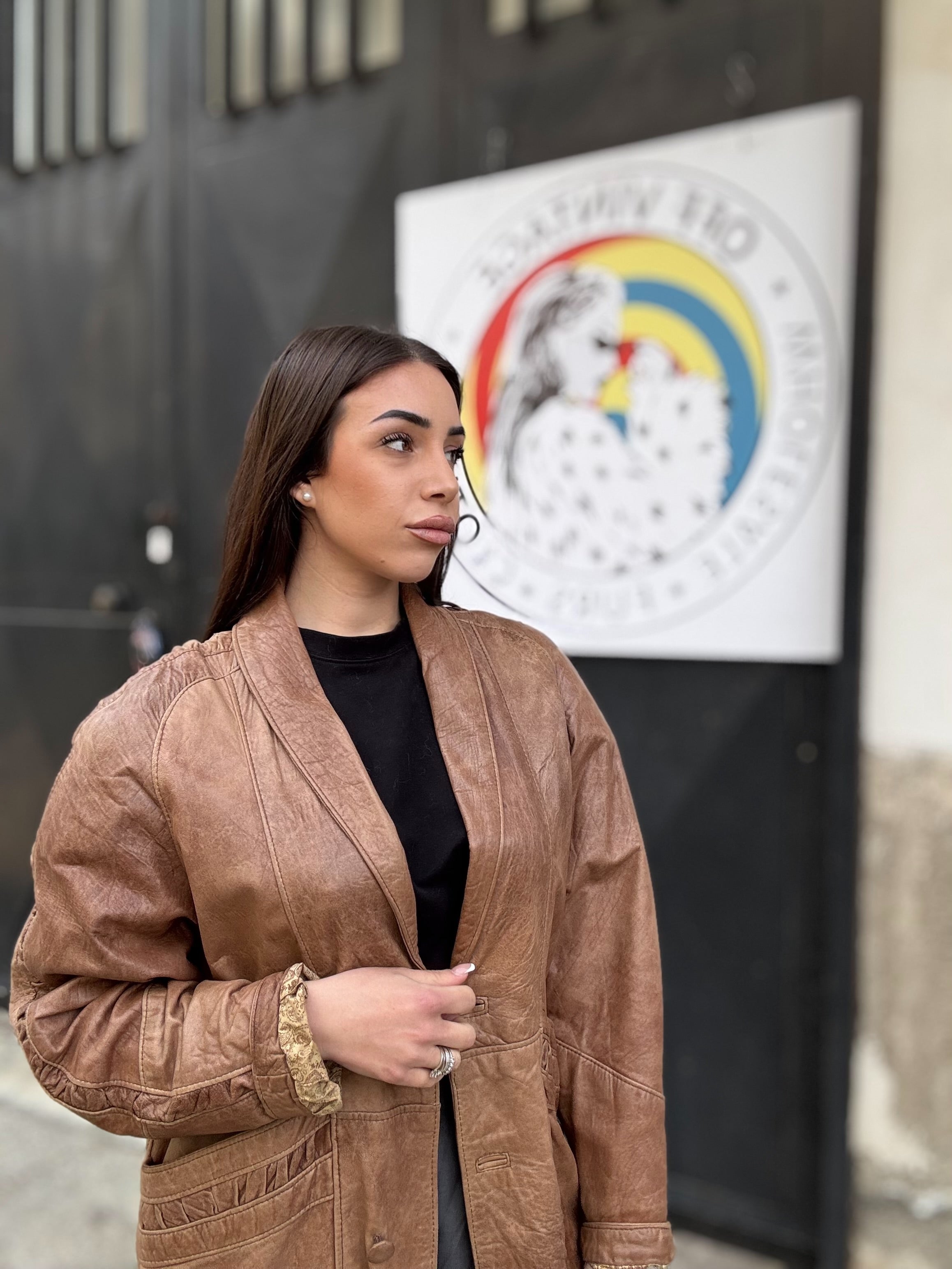 Giacca in pelle