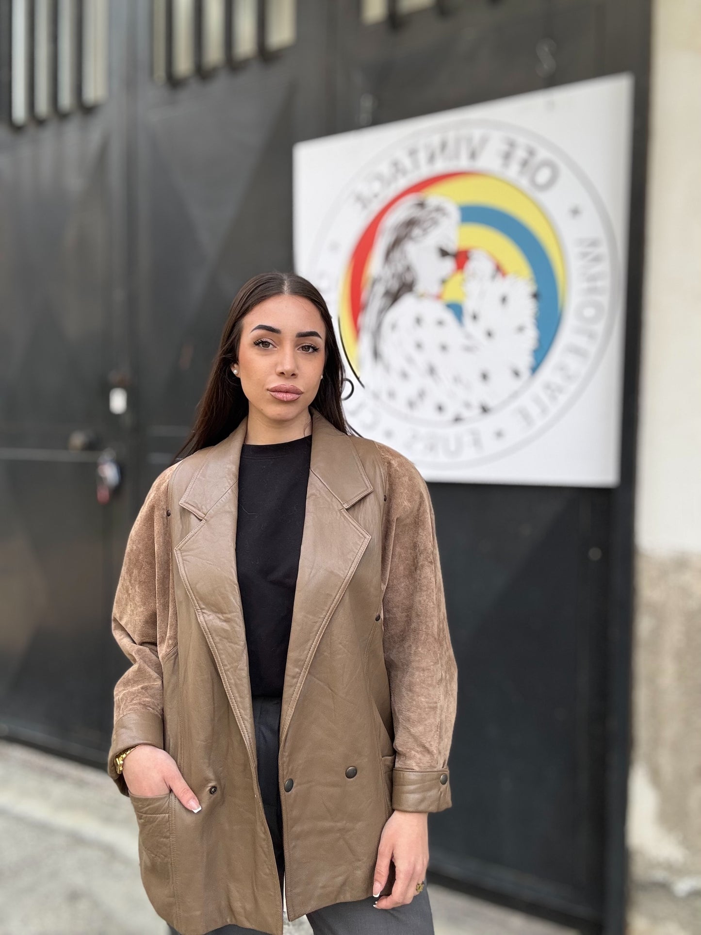 Giacca in pelle