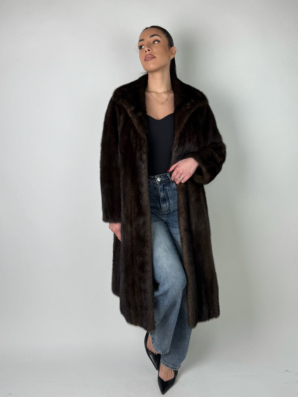 Cappotto in visone N572