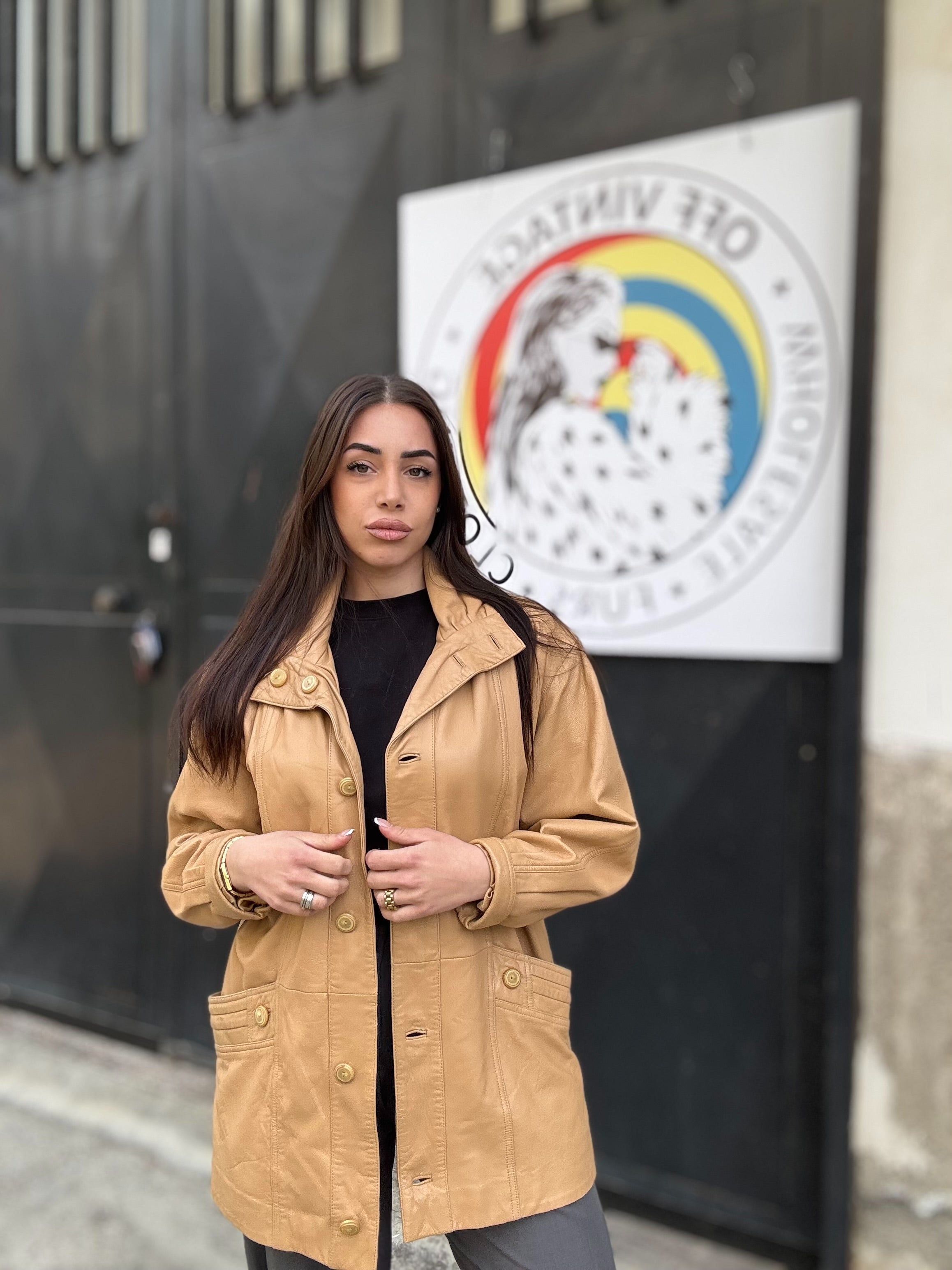 Giacca in pelle