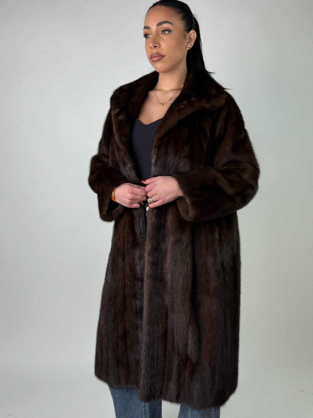 Cappotto in visone N572