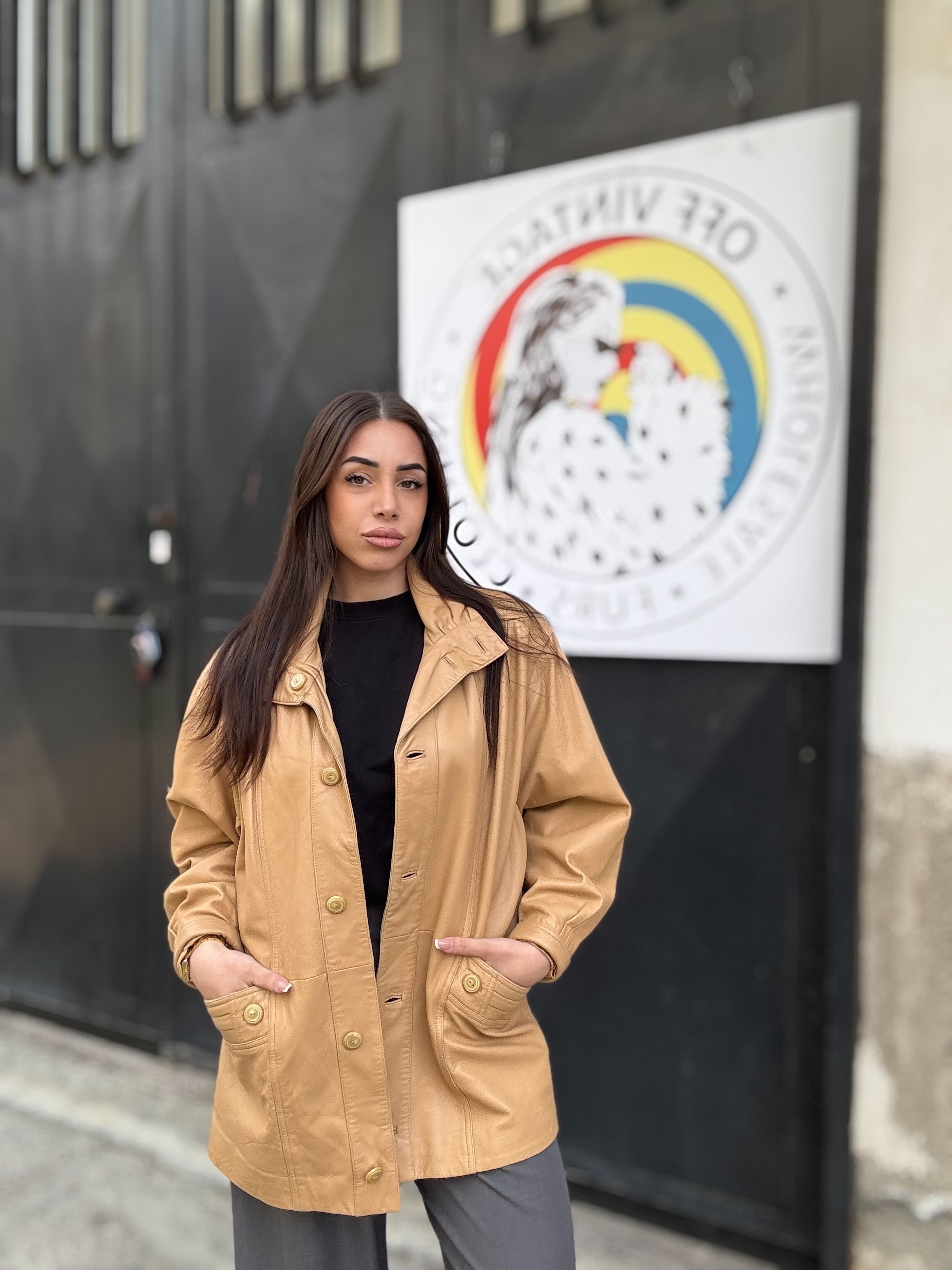 Giacca in pelle
