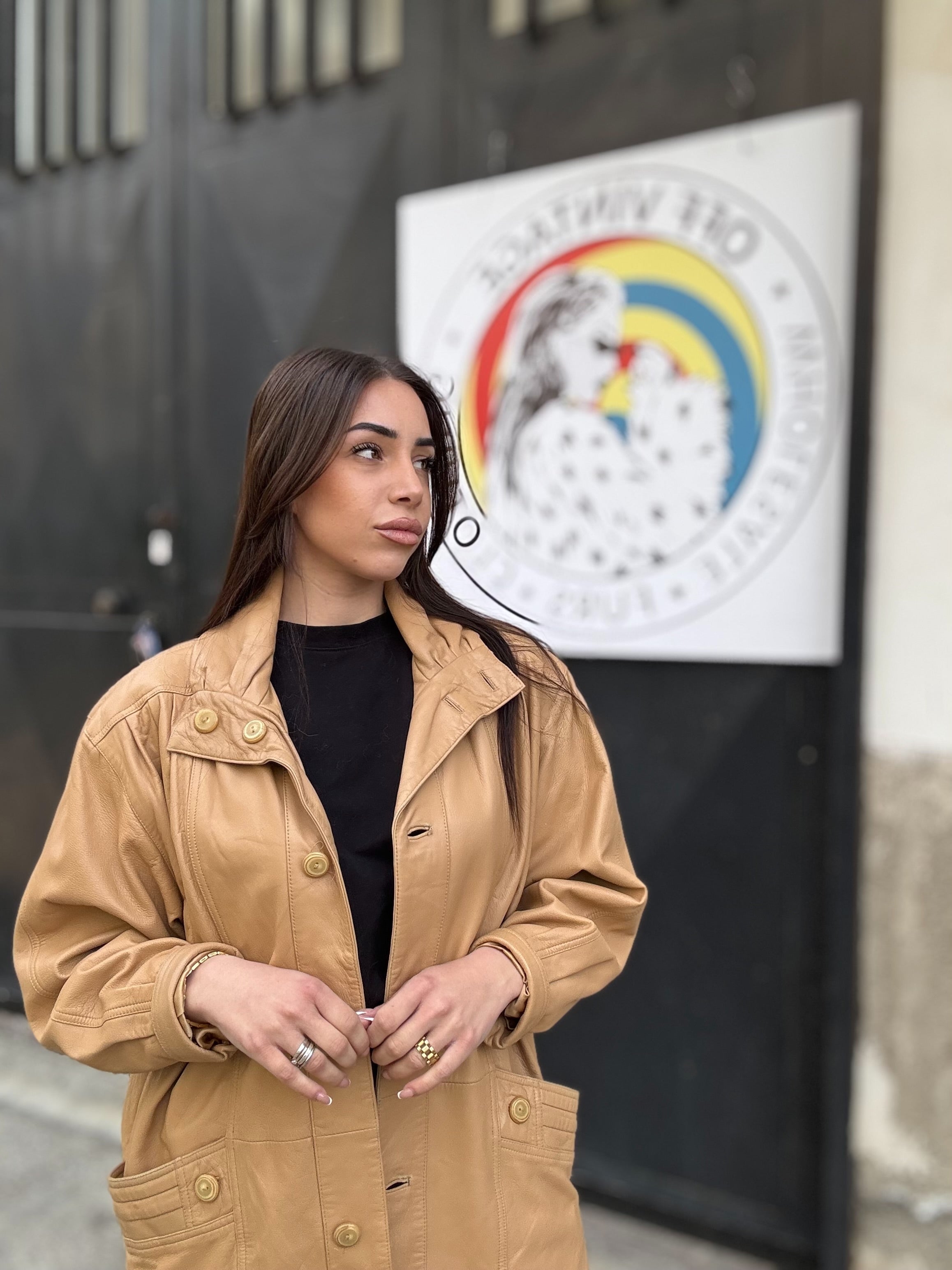 Giacca in pelle
