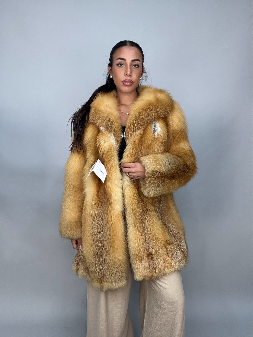 Giacca in volpe rossa