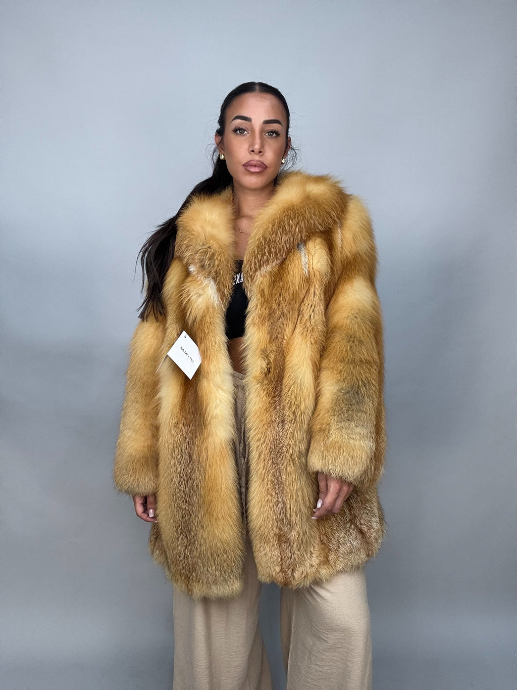 Giacca in volpe rossa