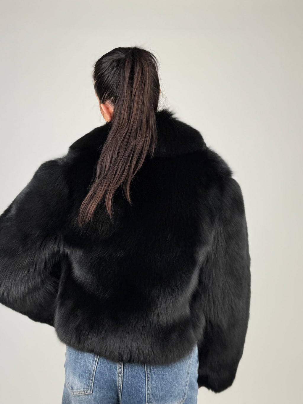 Mink Bomber Jacket