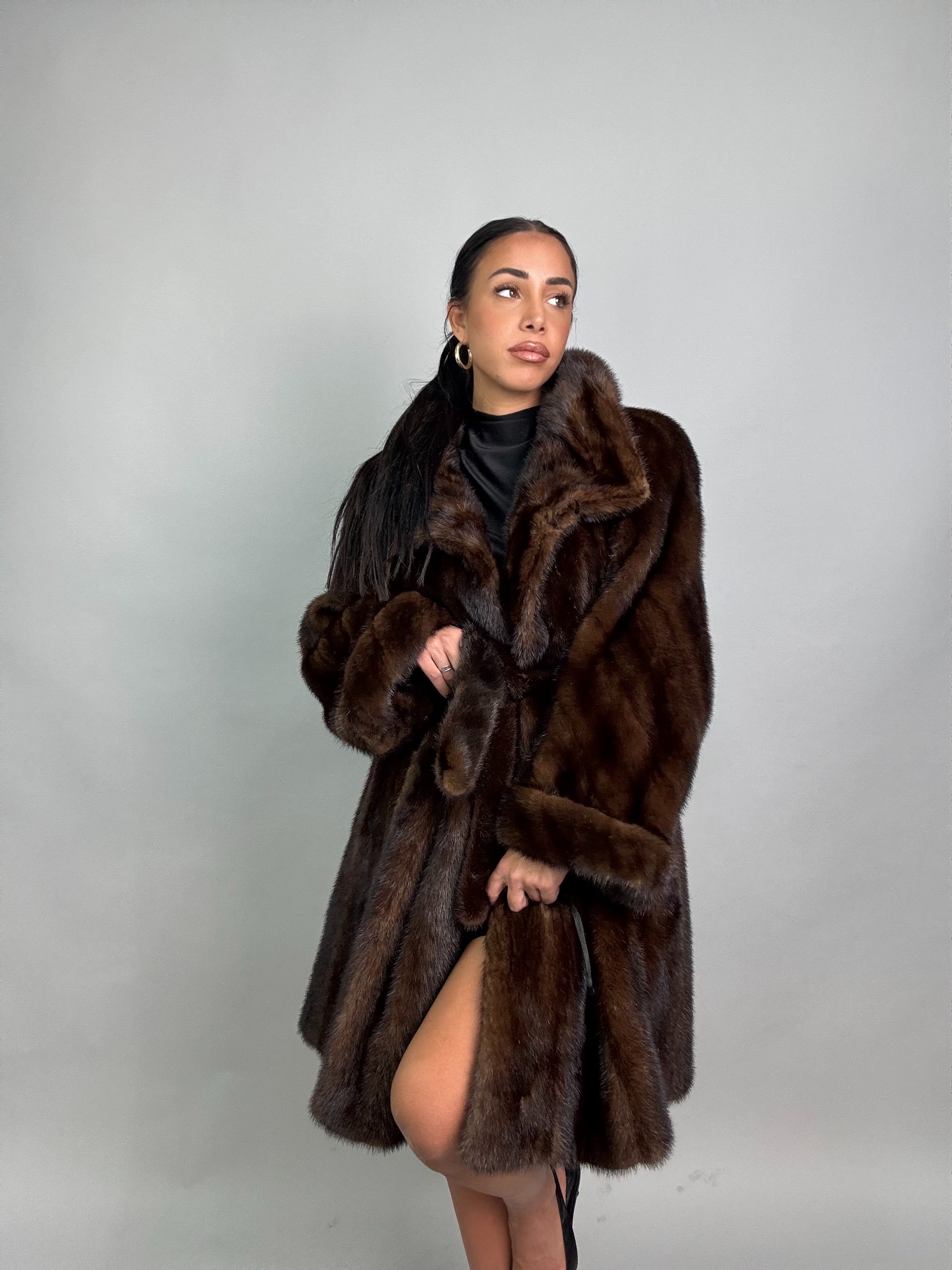 Cappotto in visone N348