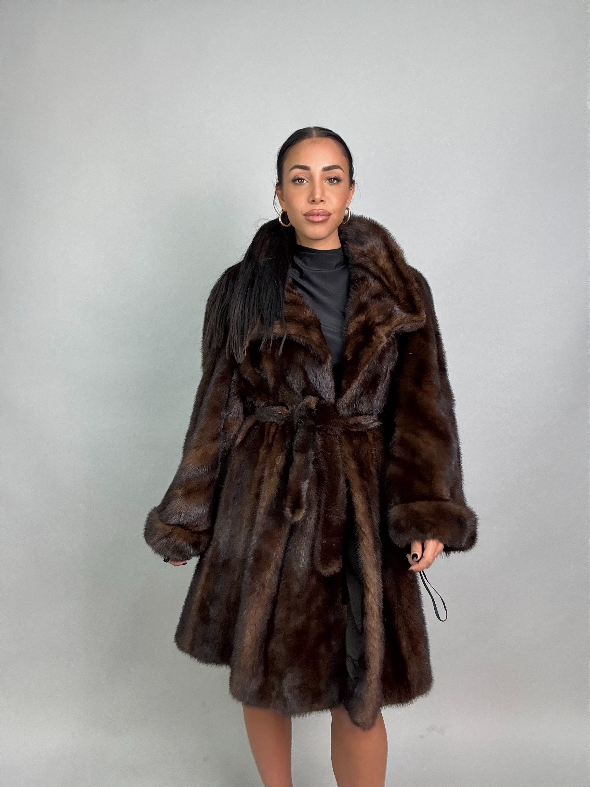Cappotto in visone N348