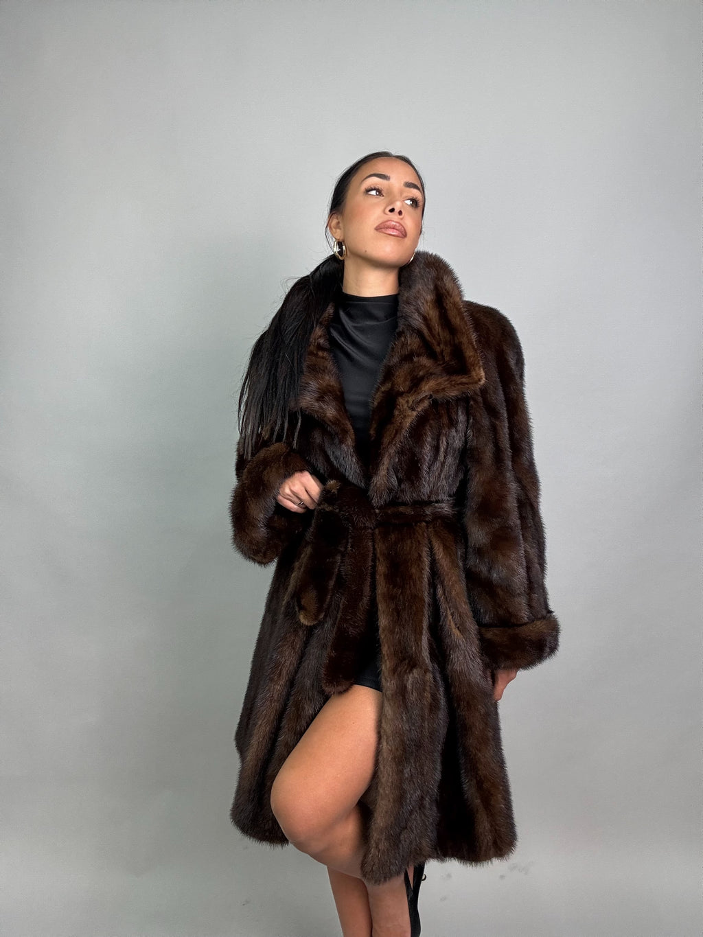 Cappotto in visone N348