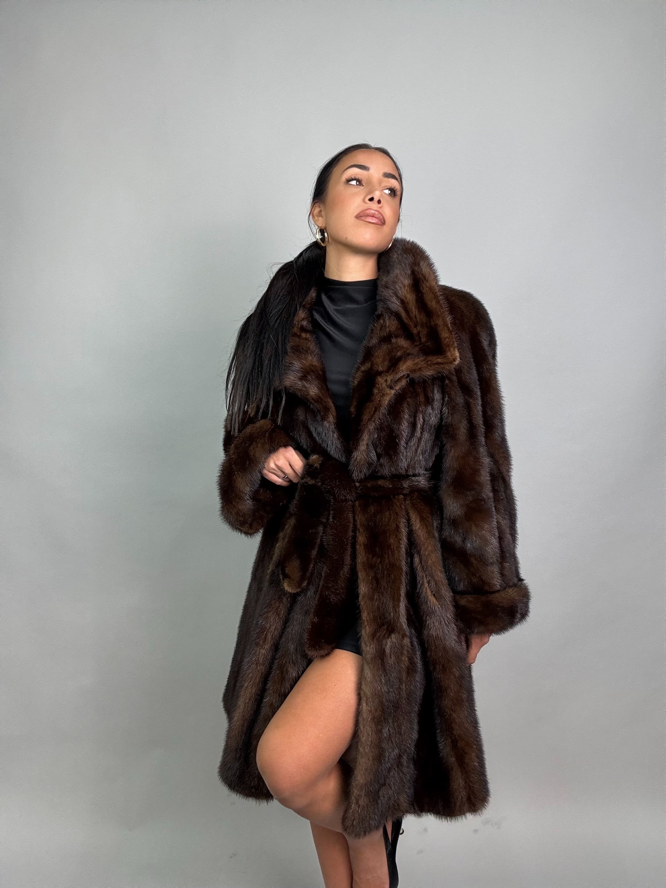 Cappotto in visone N348