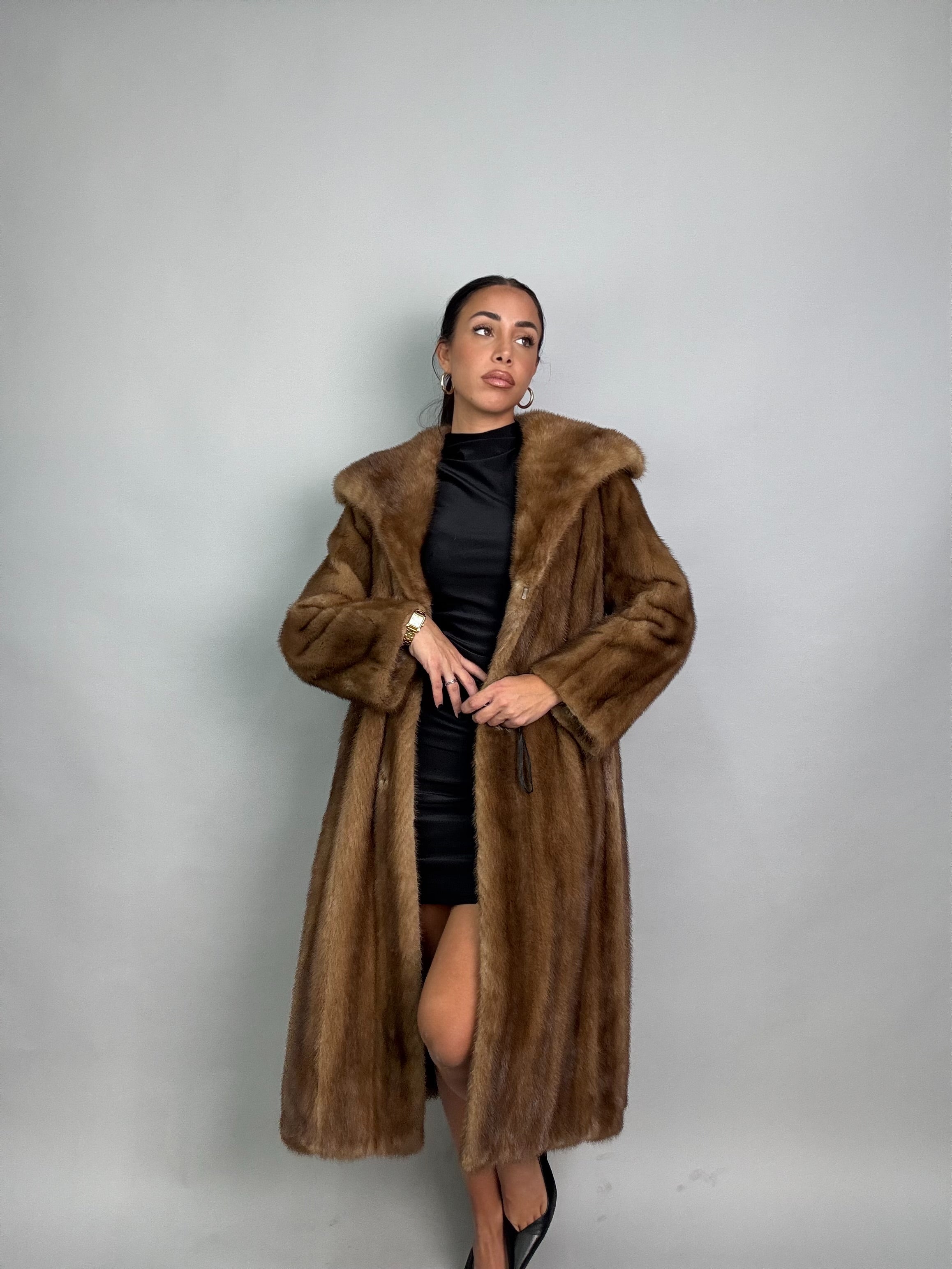 Cappotto in visone N349