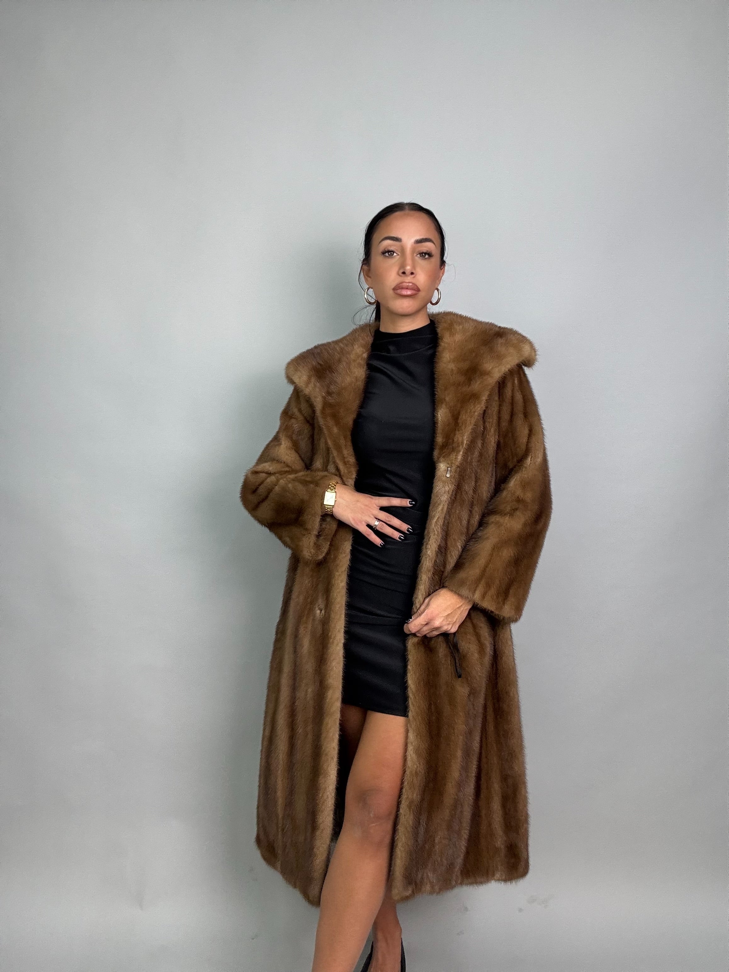 Cappotto in visone N349