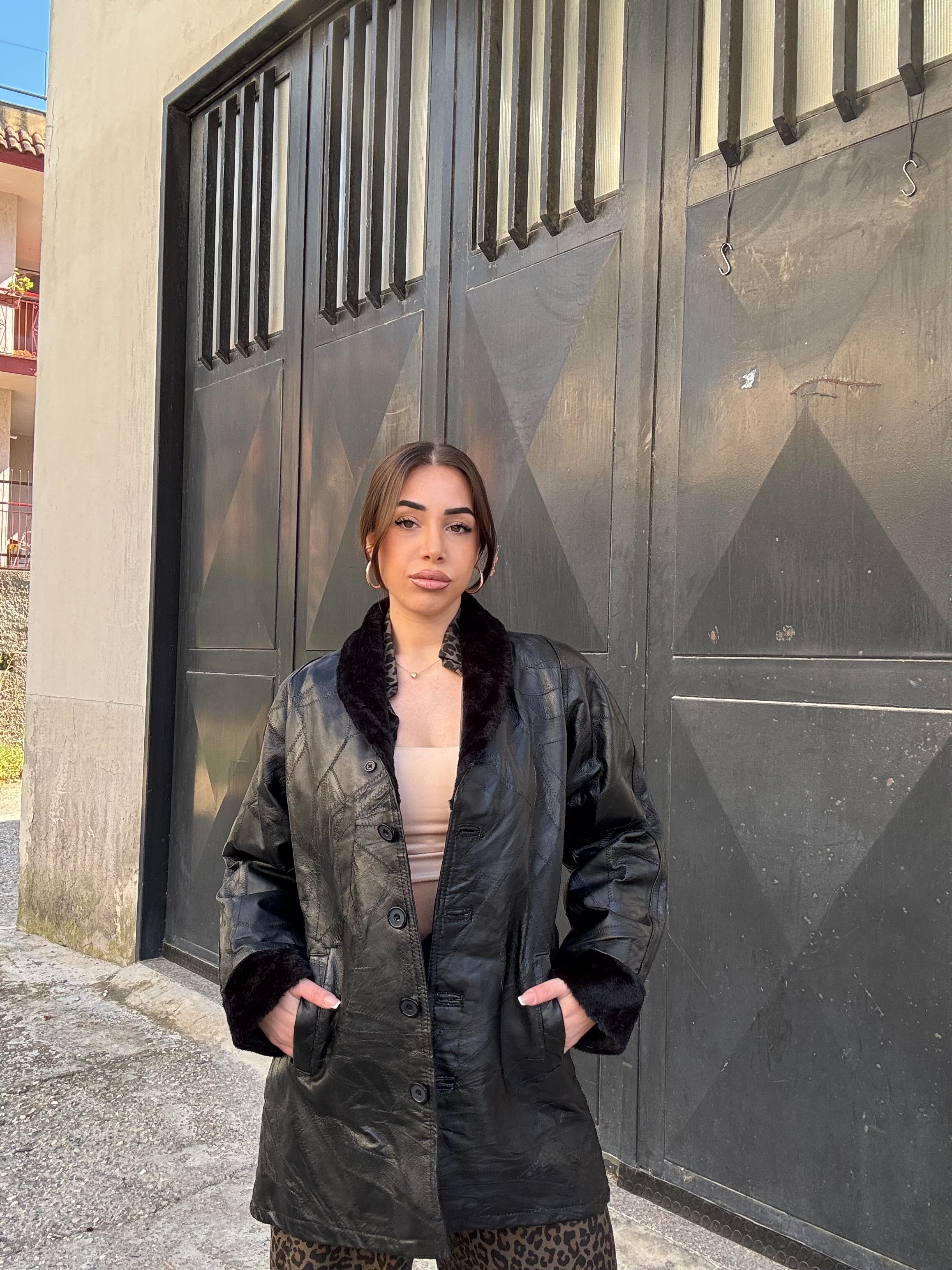 Giacca in pelle