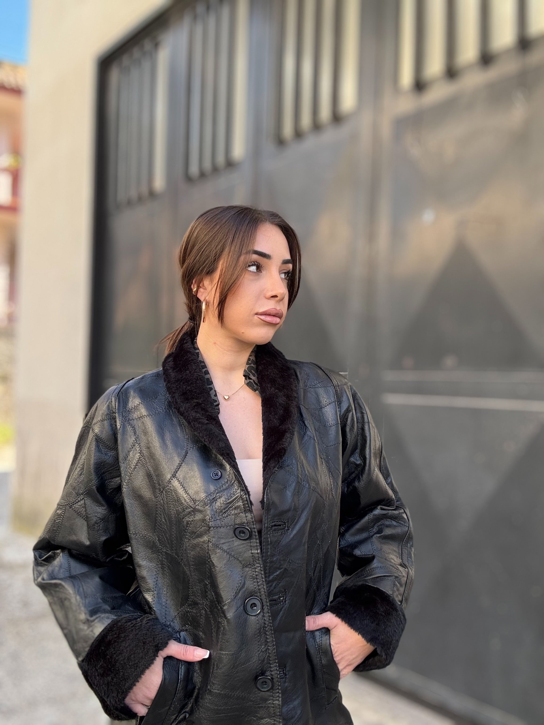 Giacca in pelle