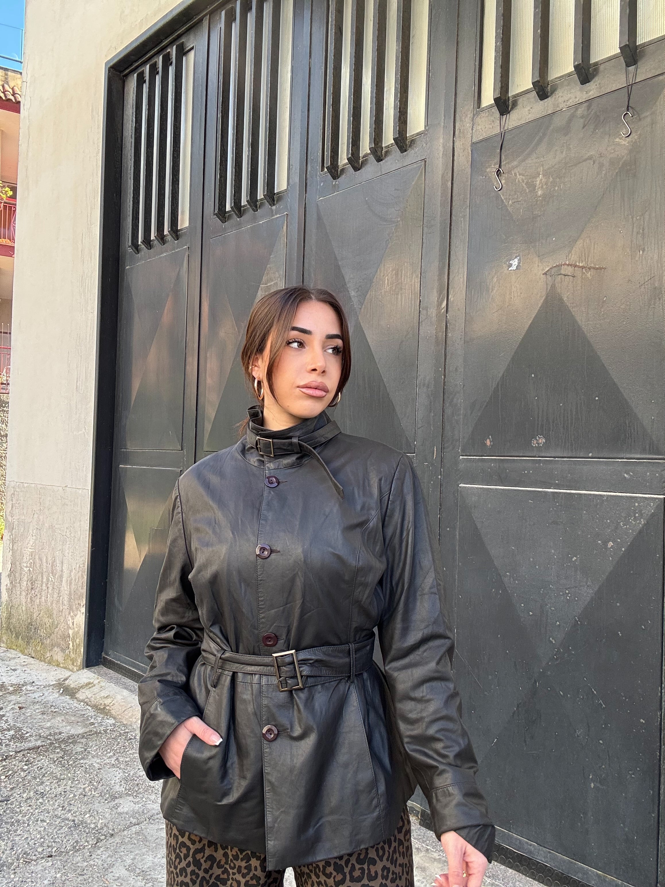 Giacca in pelle