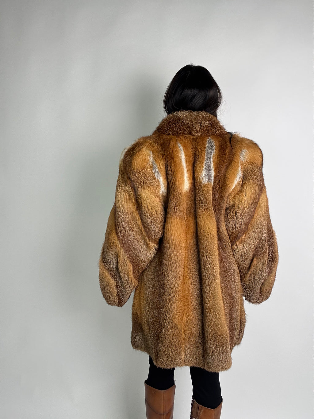 Giacca in volpe rossa N88