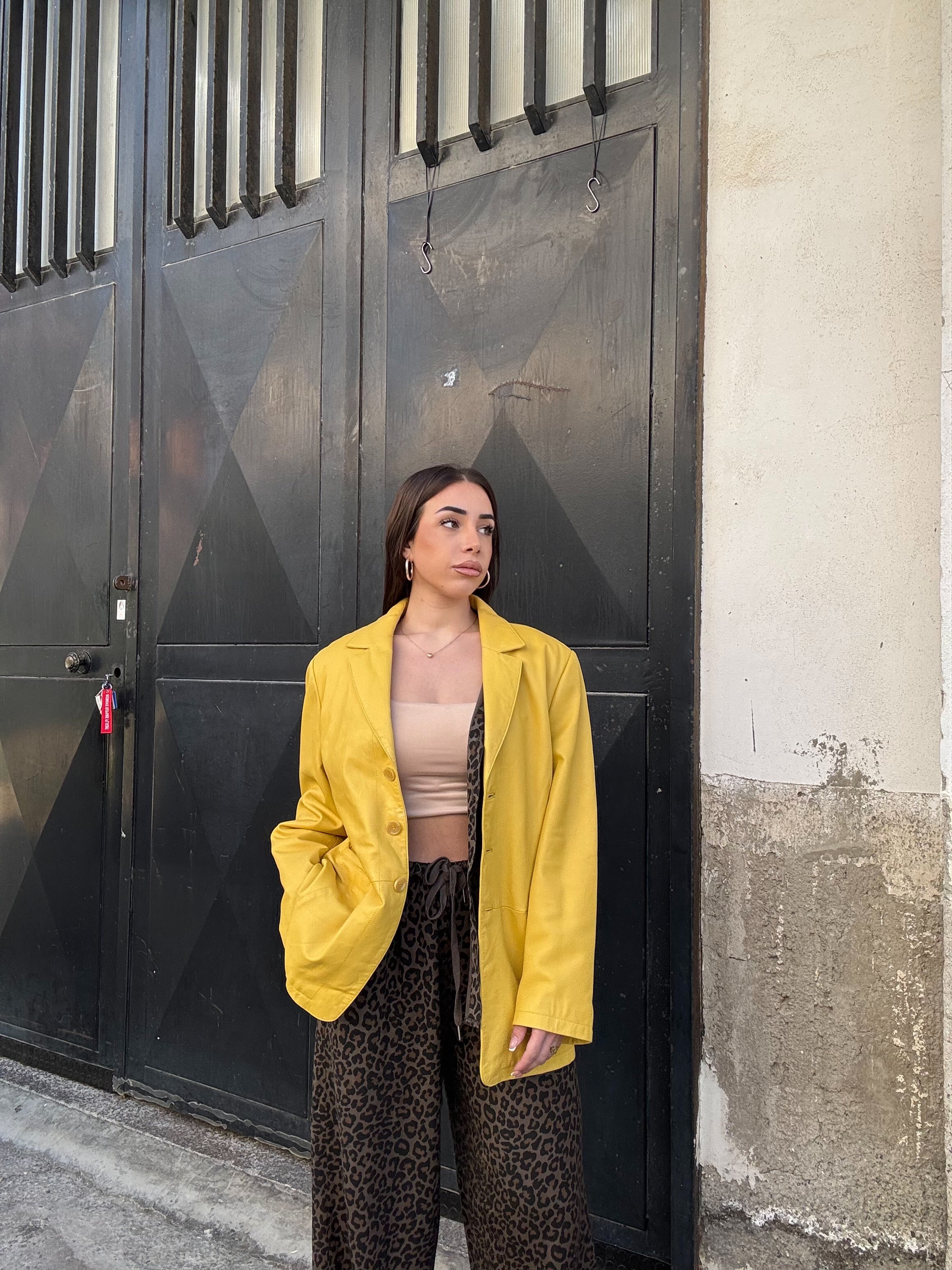 Giacca in pelle