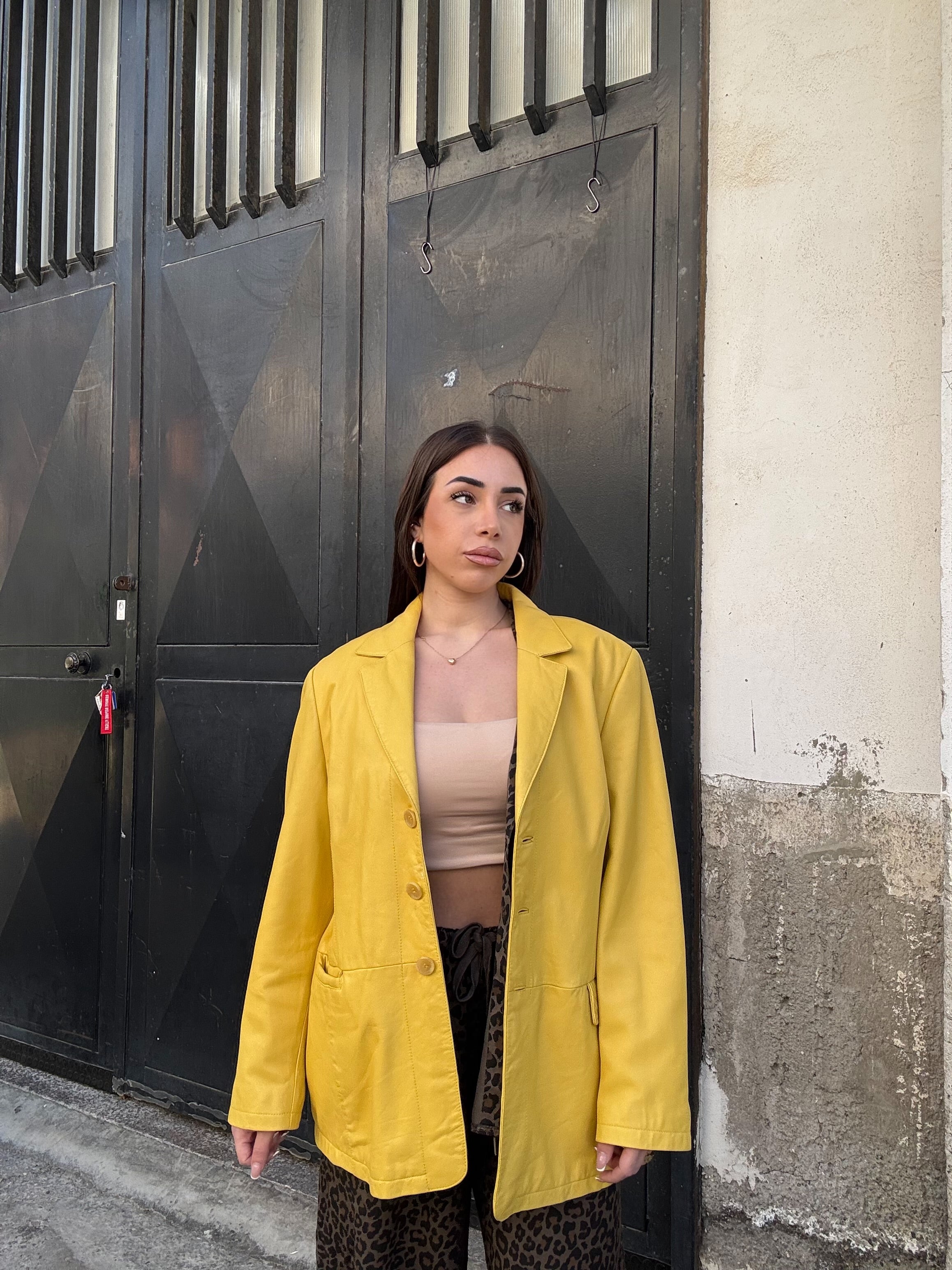 Giacca in pelle