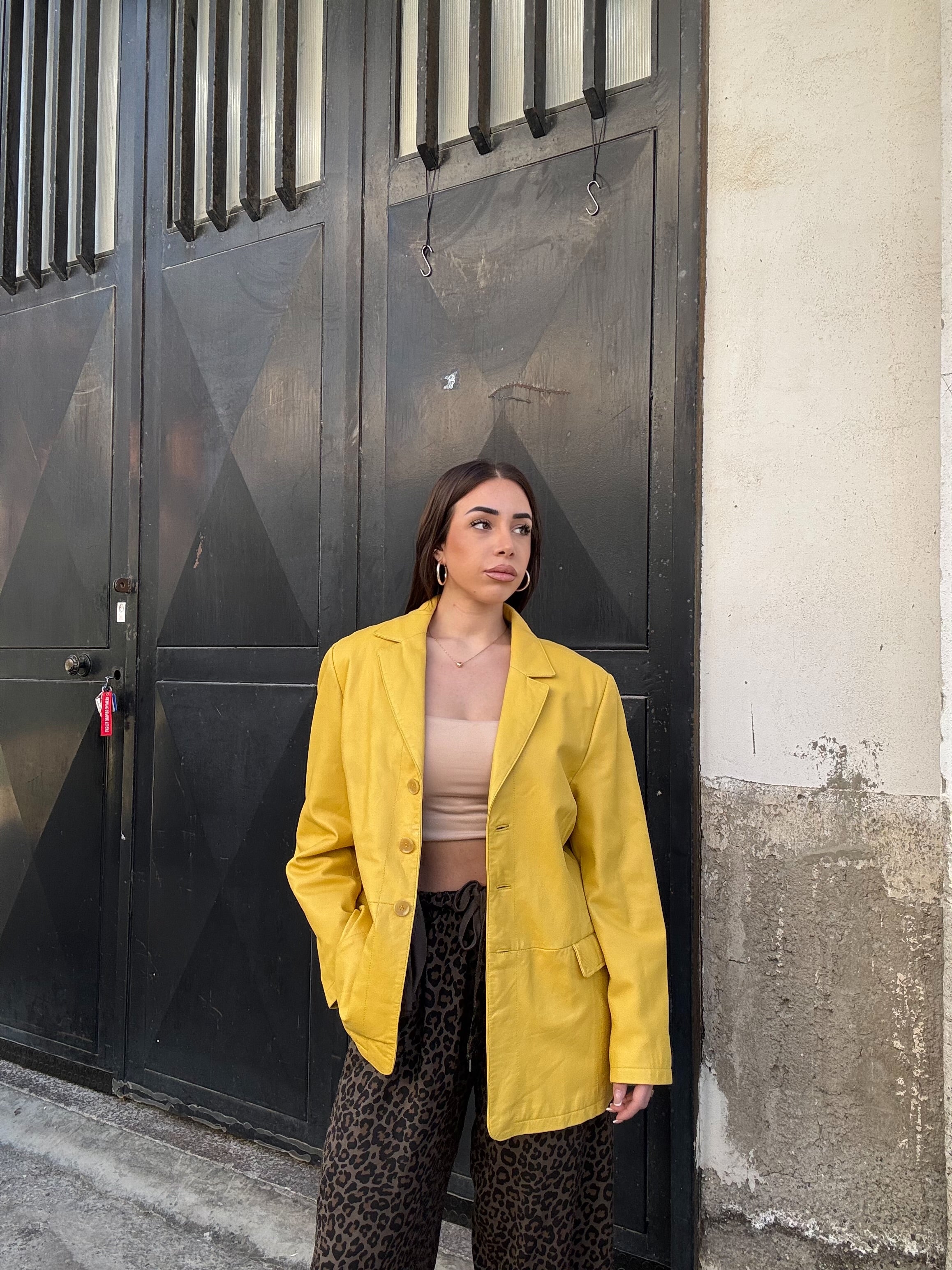 Giacca in pelle