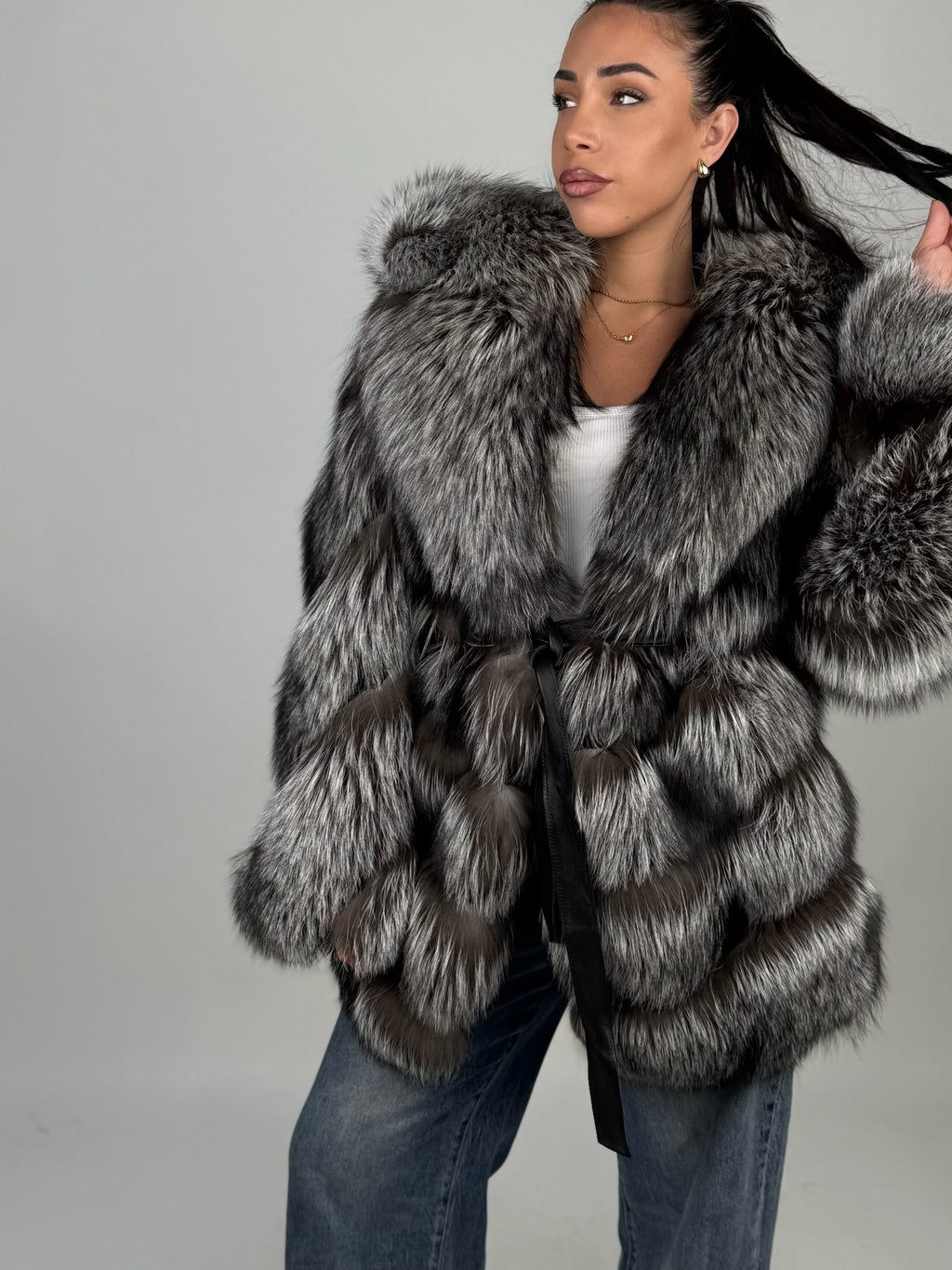 Mink Bomber Jacket
