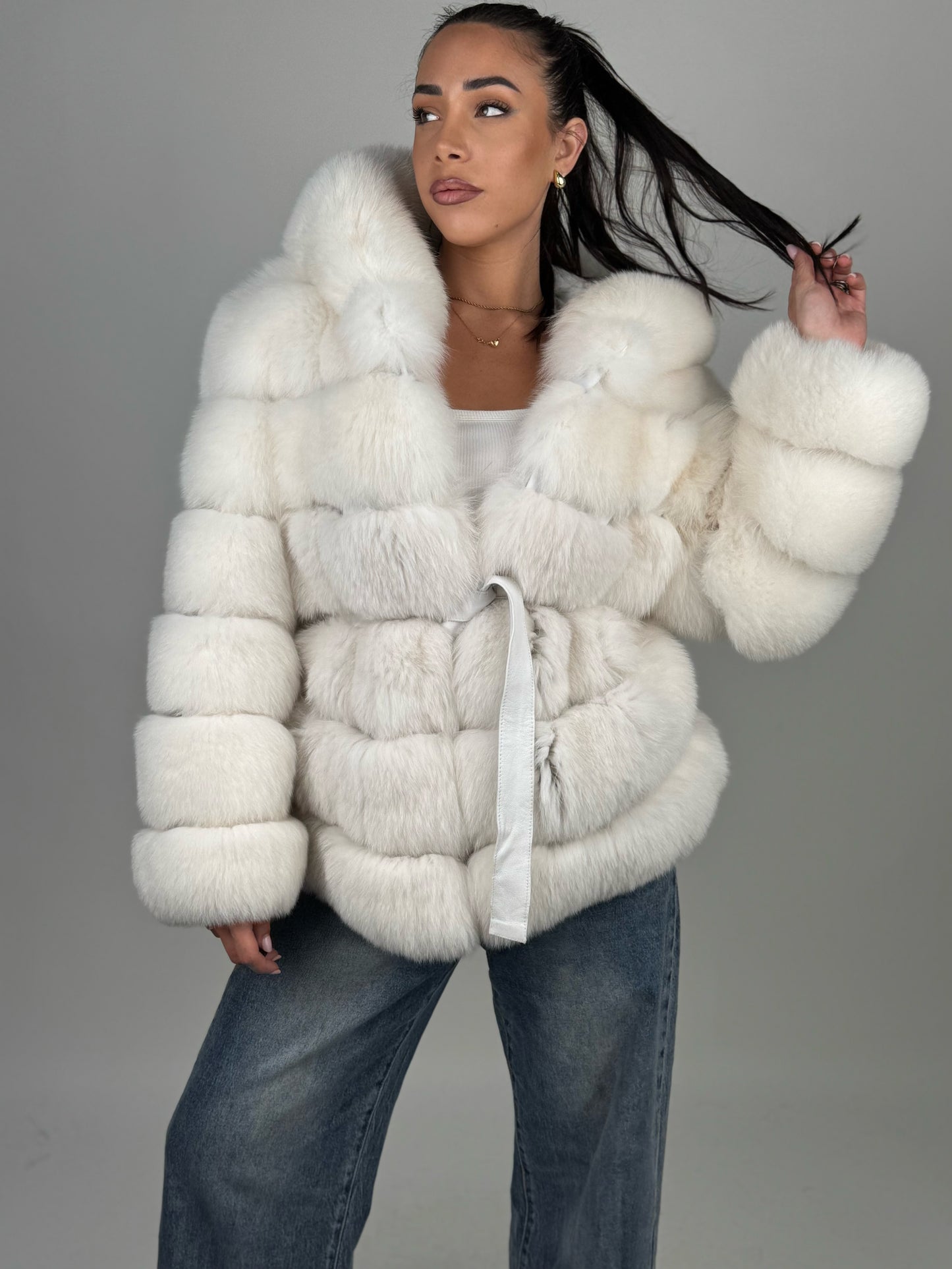 Mink Bomber Jacket