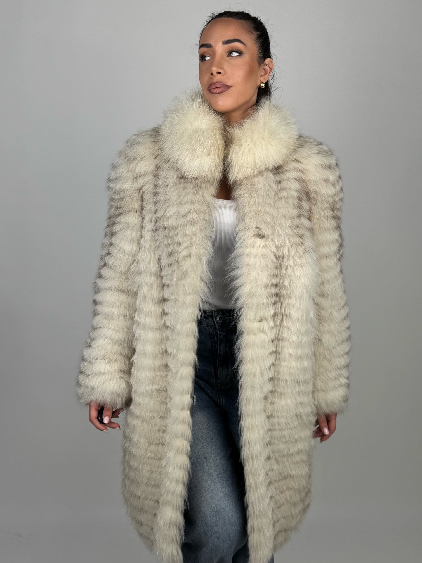 Cappotto in volpe della groenlandia N583