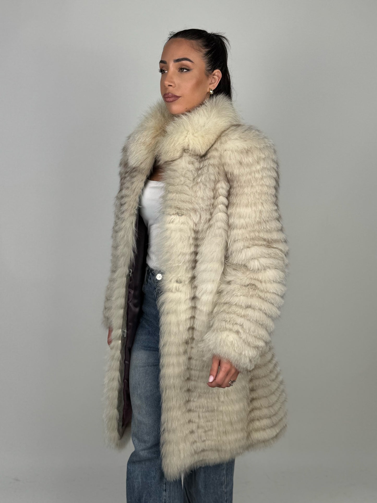 Cappotto in volpe della groenlandia N583
