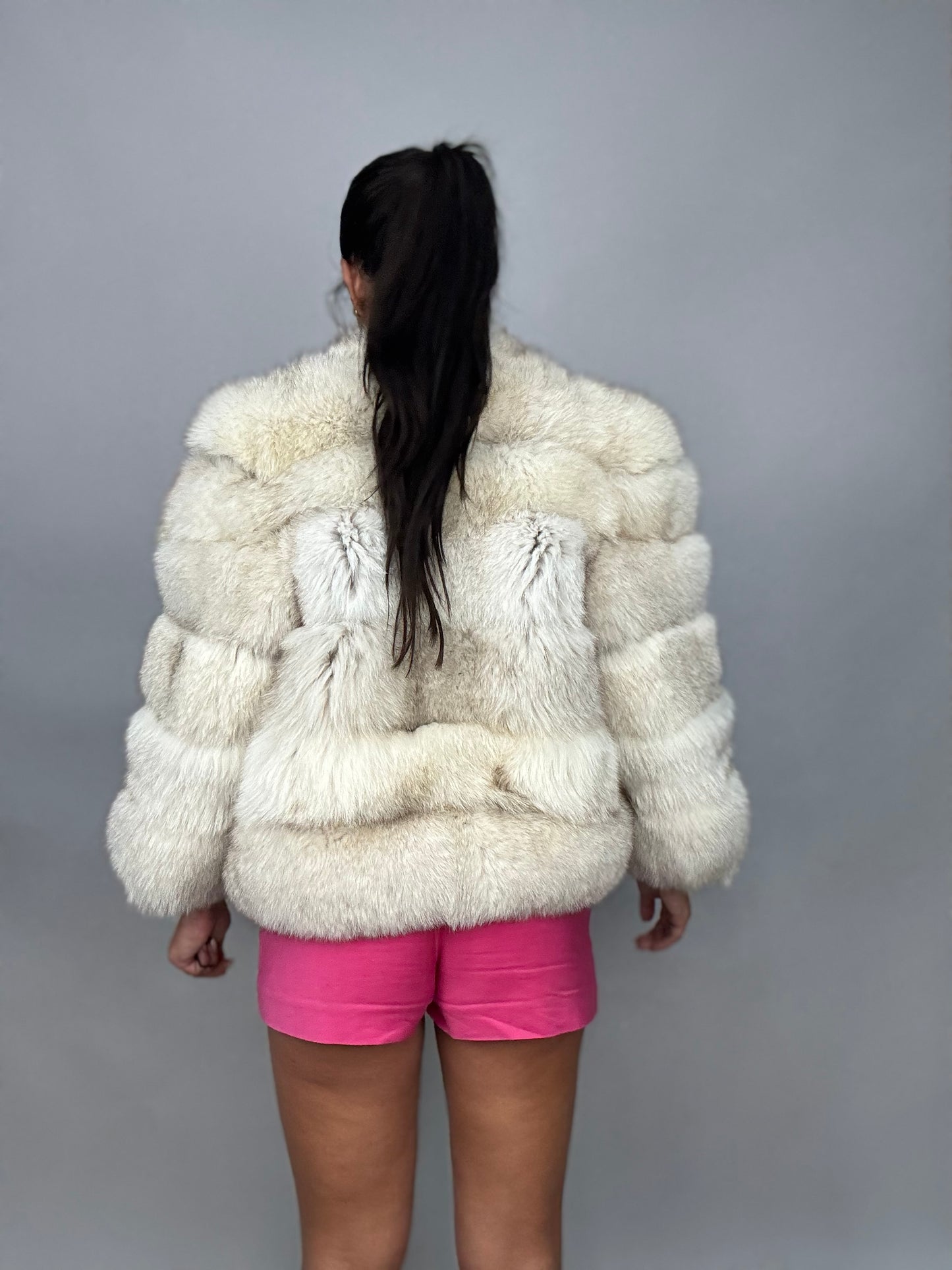 Silver fox jacket