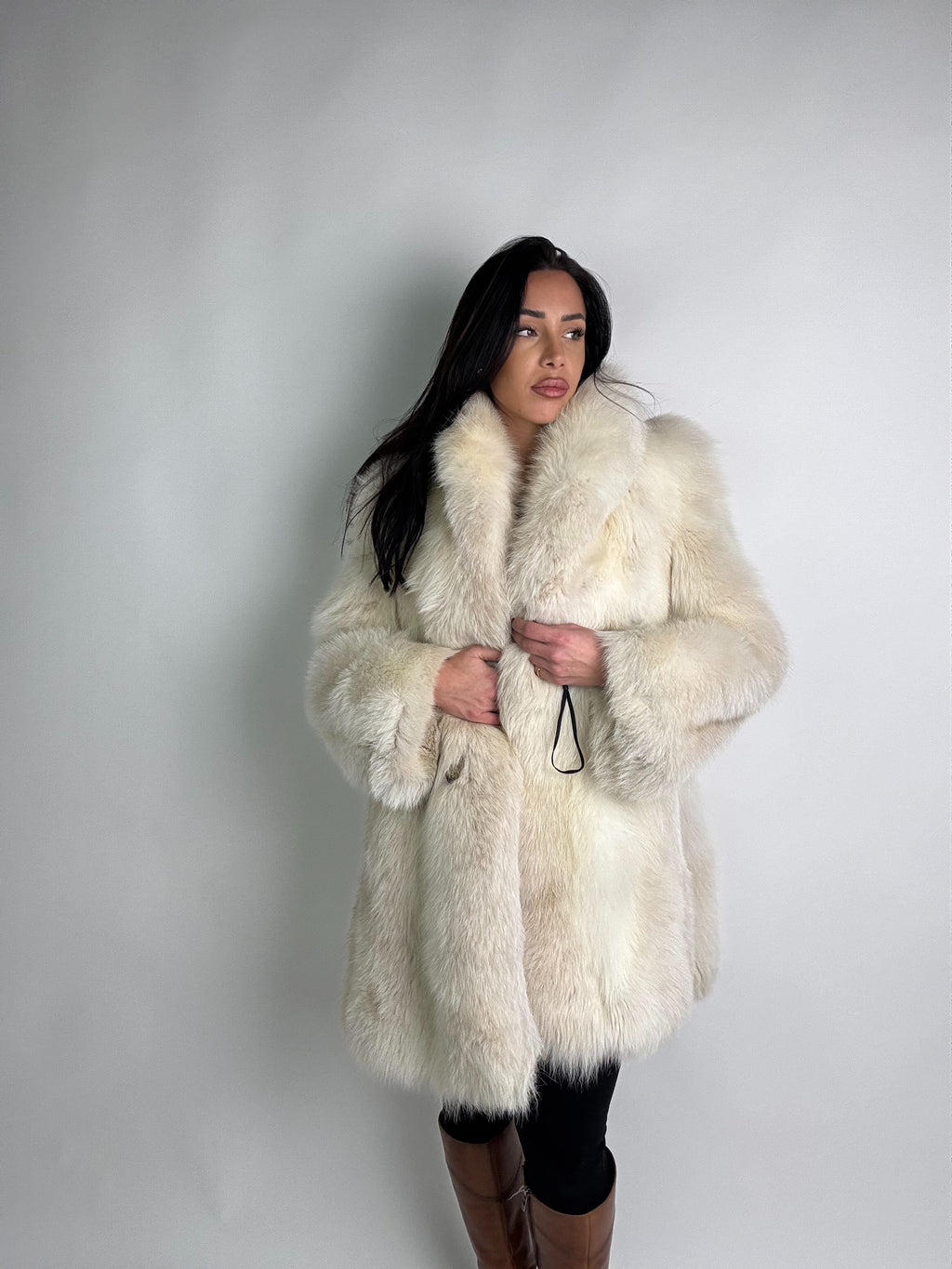 Giacca in volpe shadow N86