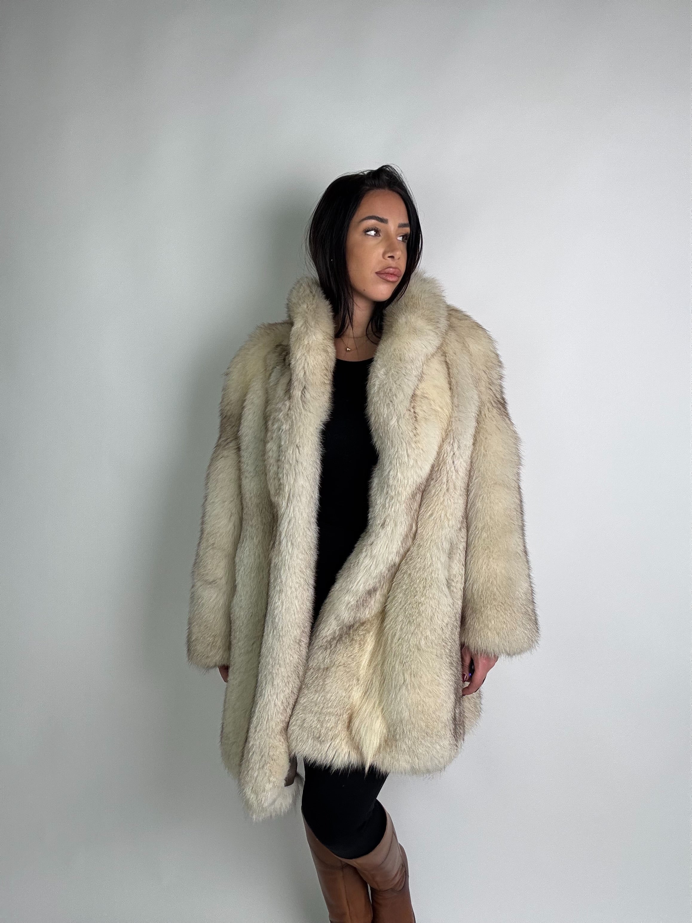 Giacca in volpe della groenlandia N87