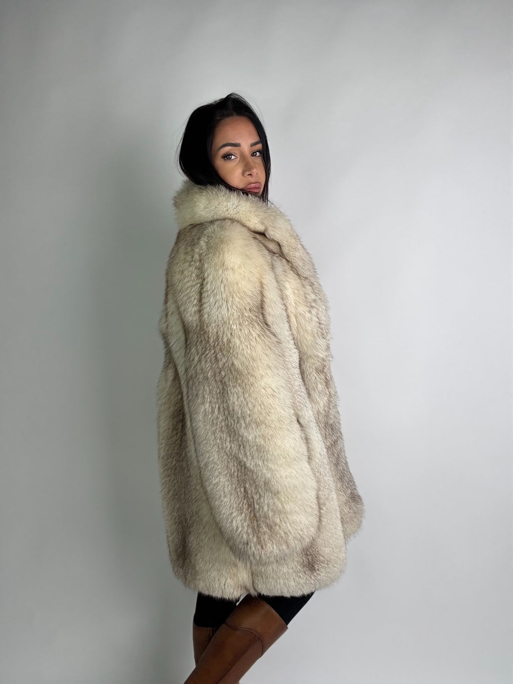 Giacca in volpe della groenlandia N87