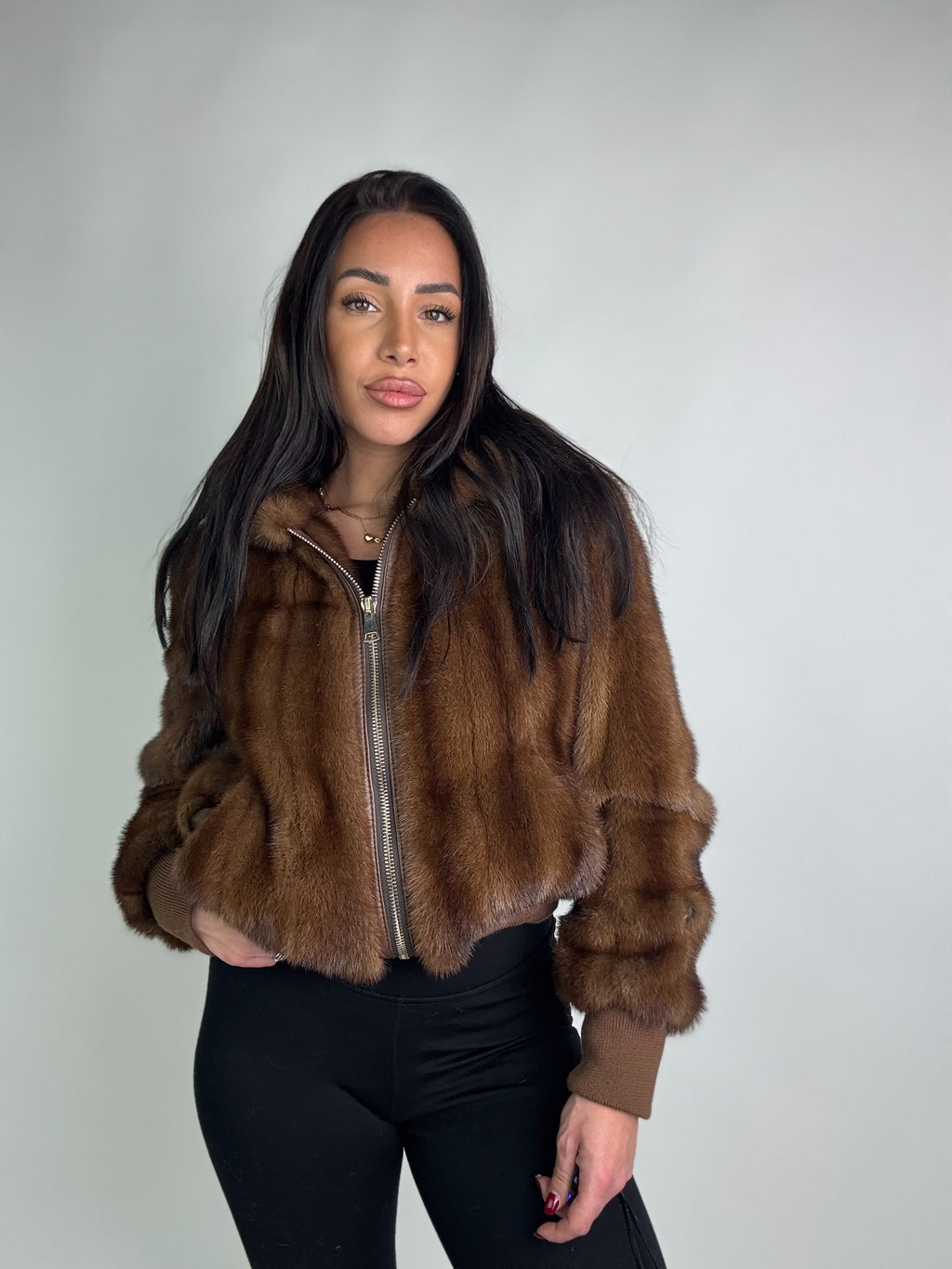 Bomber in visone N74