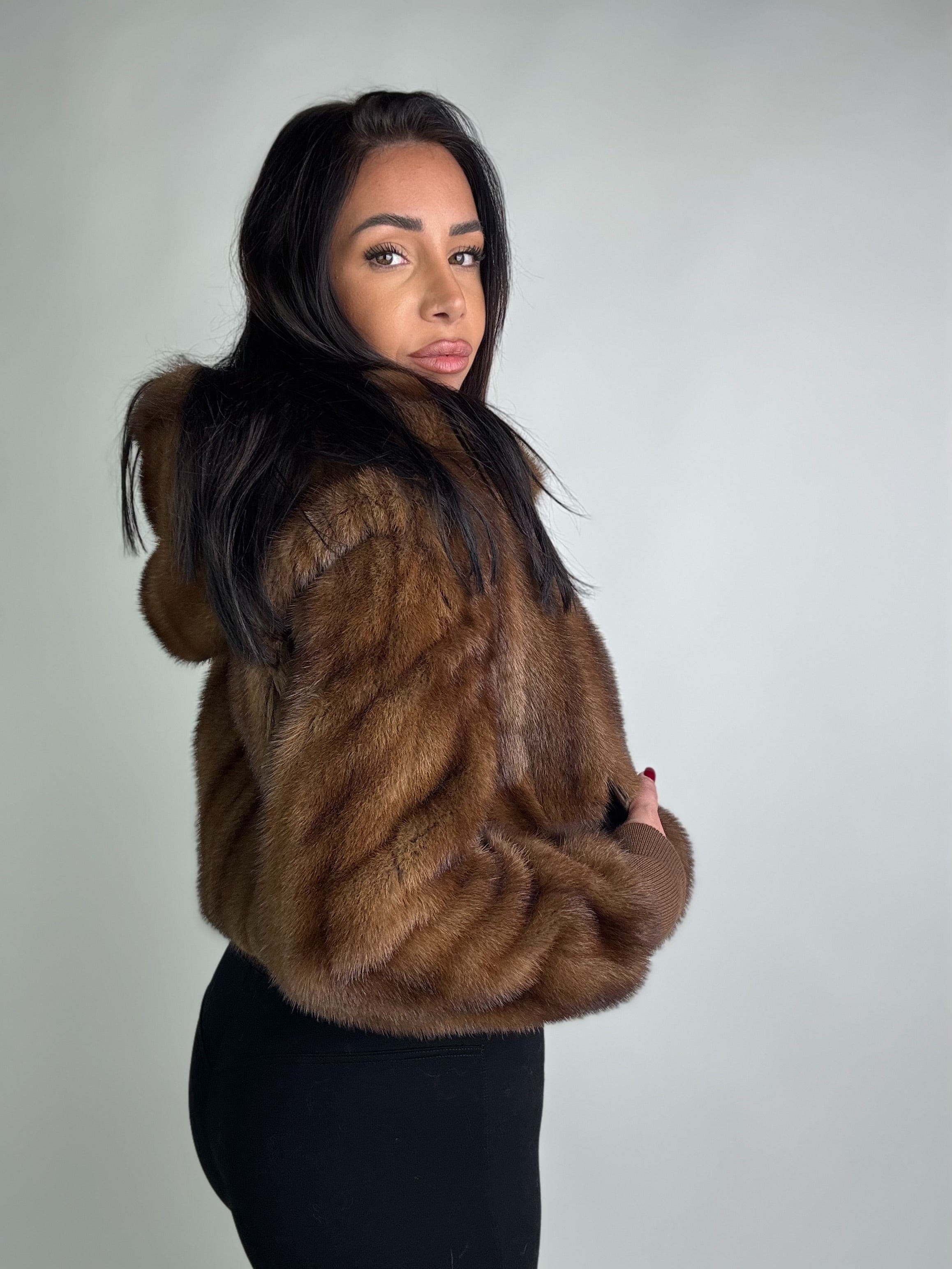 Bomber in visone N74