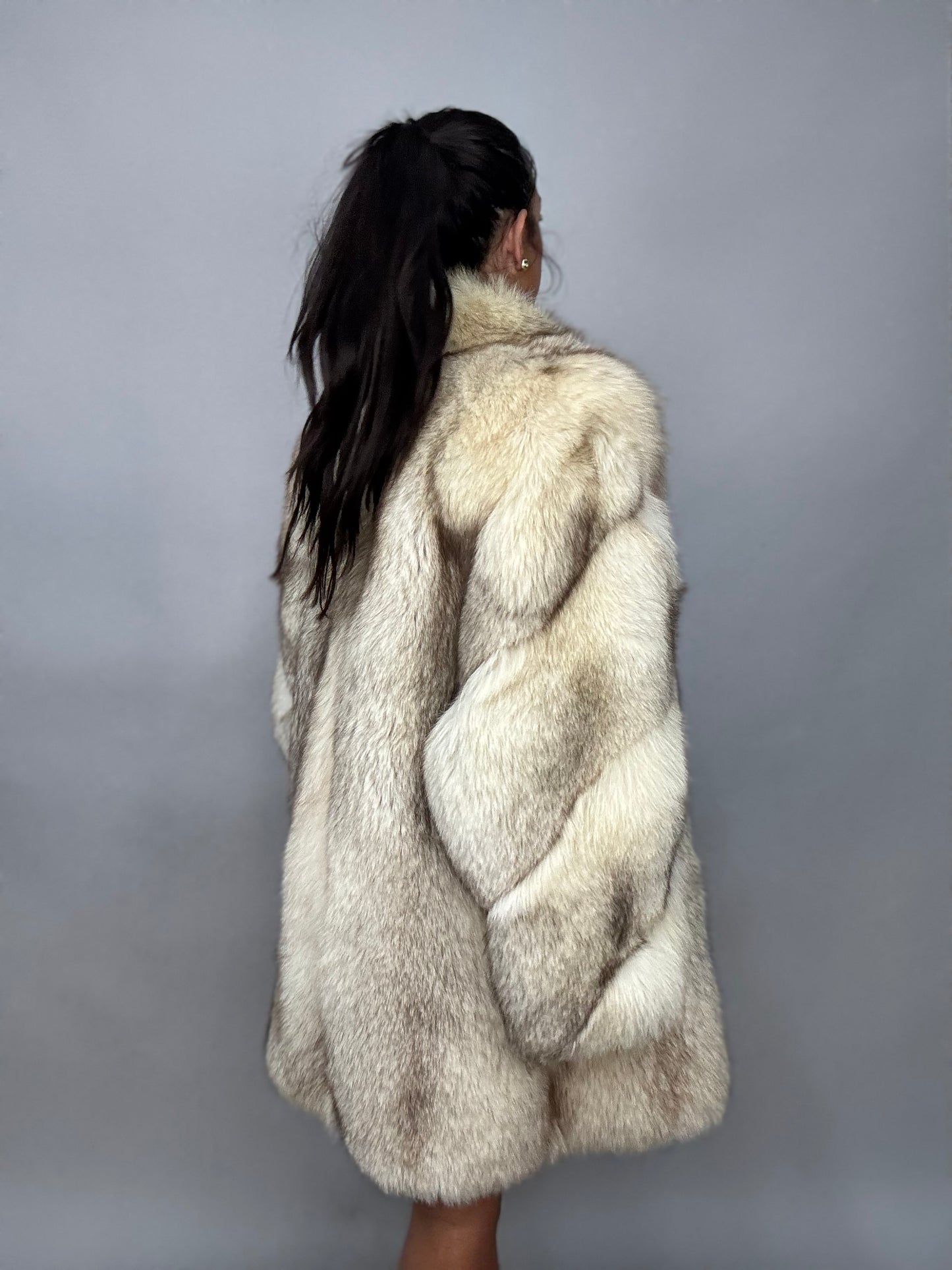 Silver fox jacket