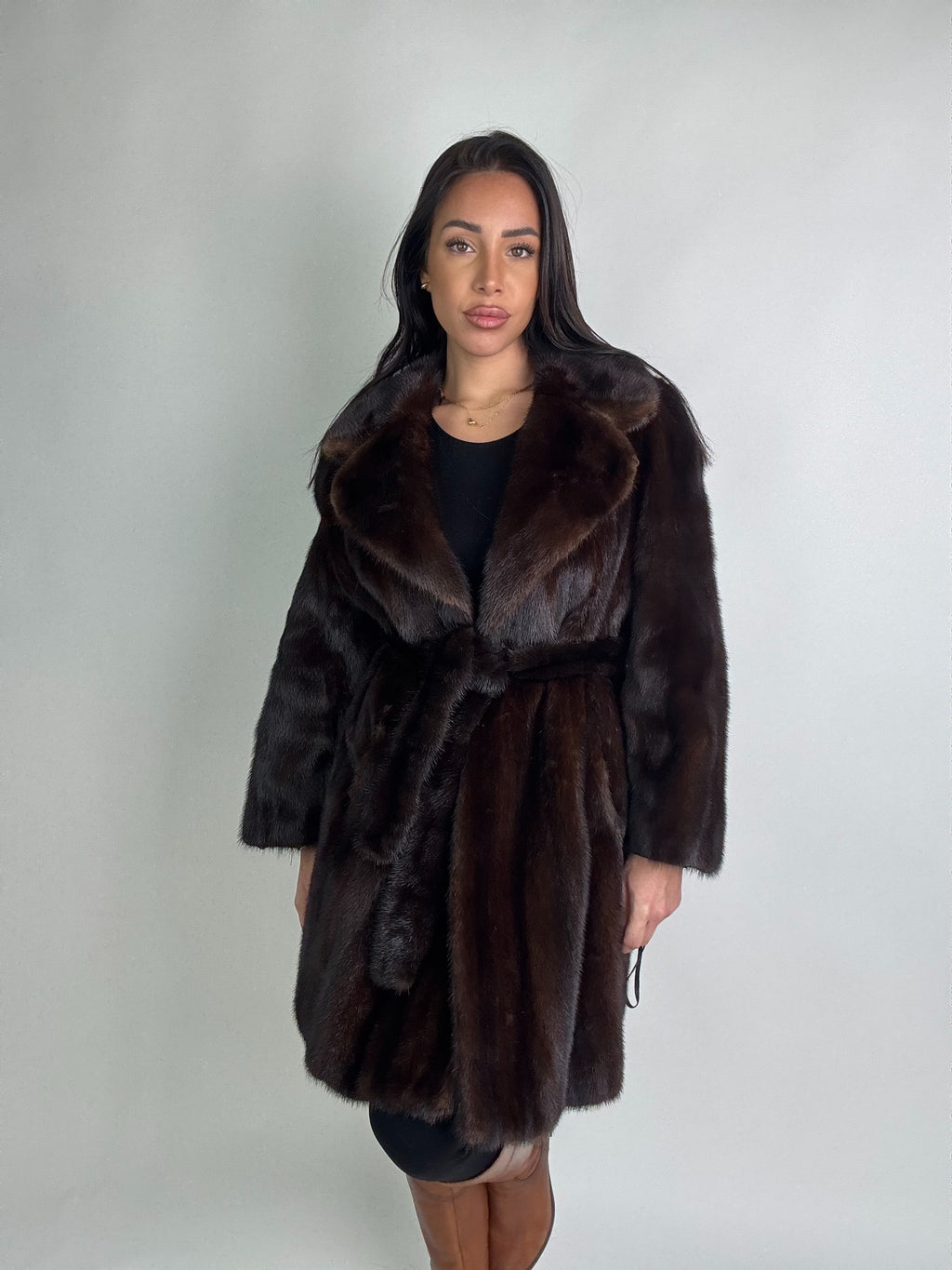 Cappotto in visone N411