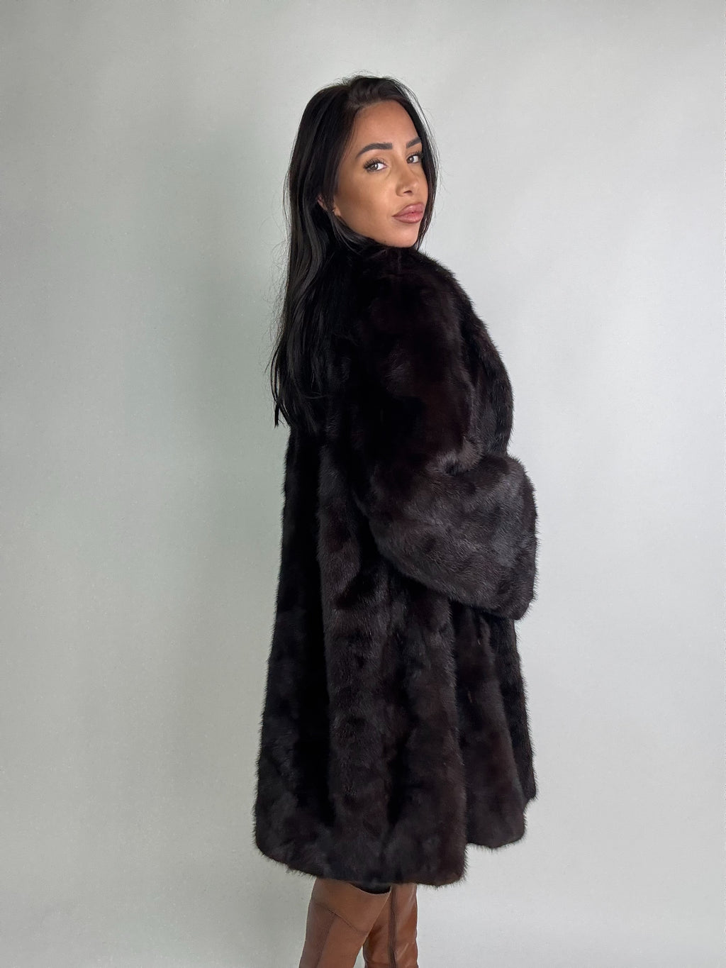 Cappotto in visone N412