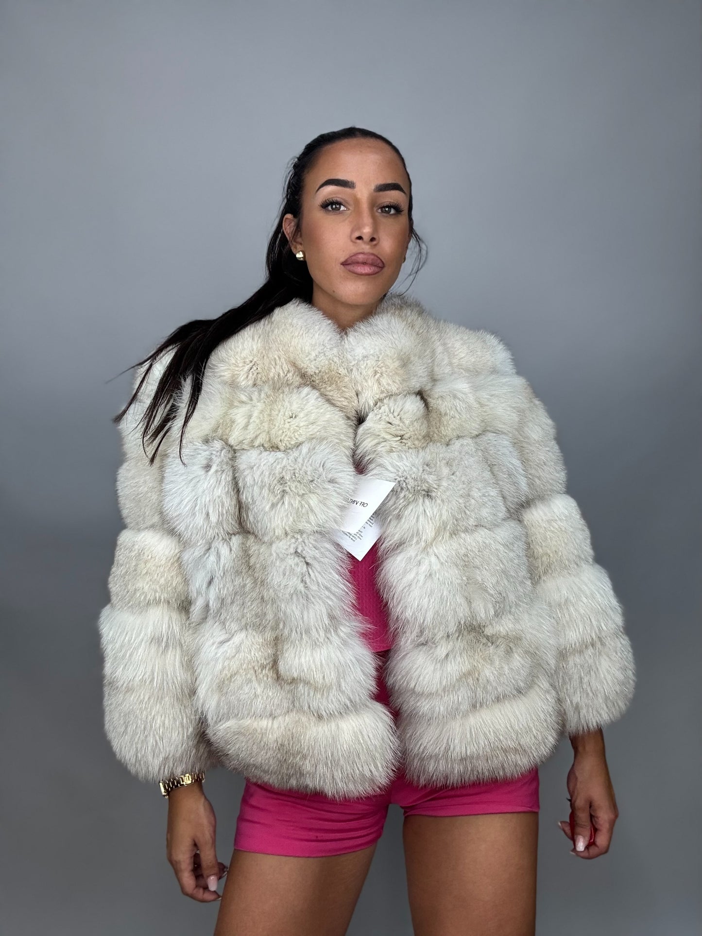 Silver fox jacket