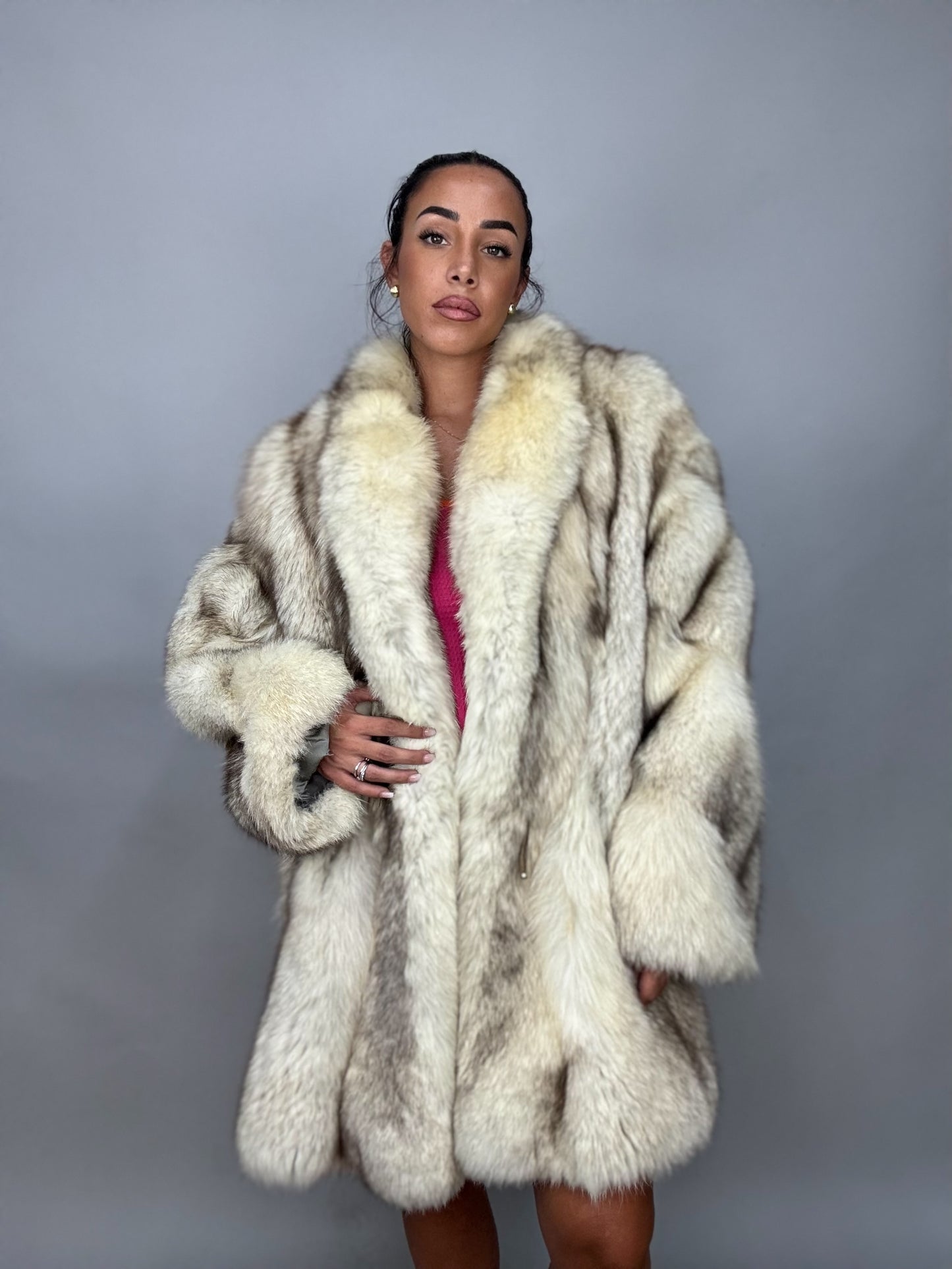 Silver fox jacket