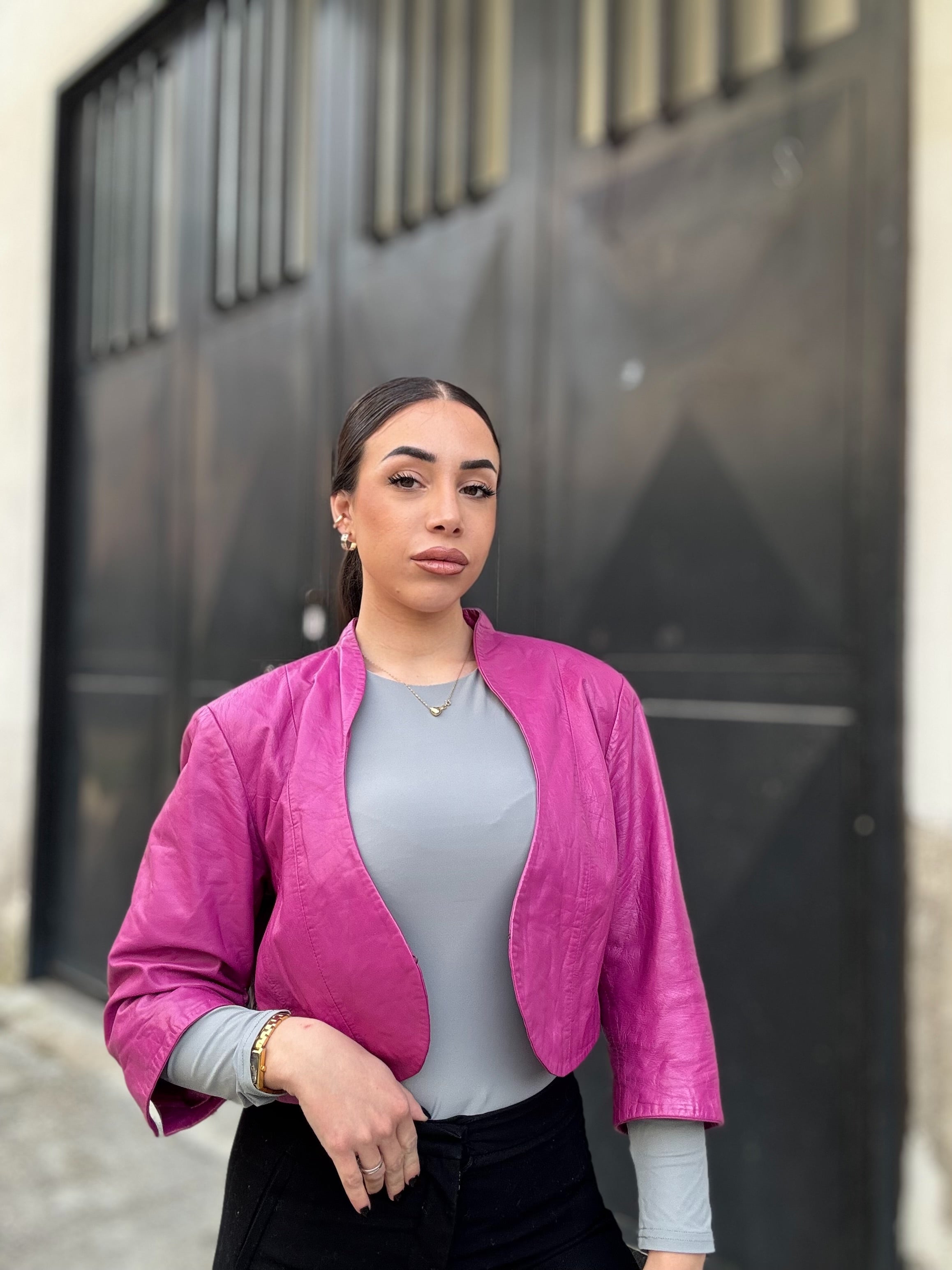 Giacca in pelle