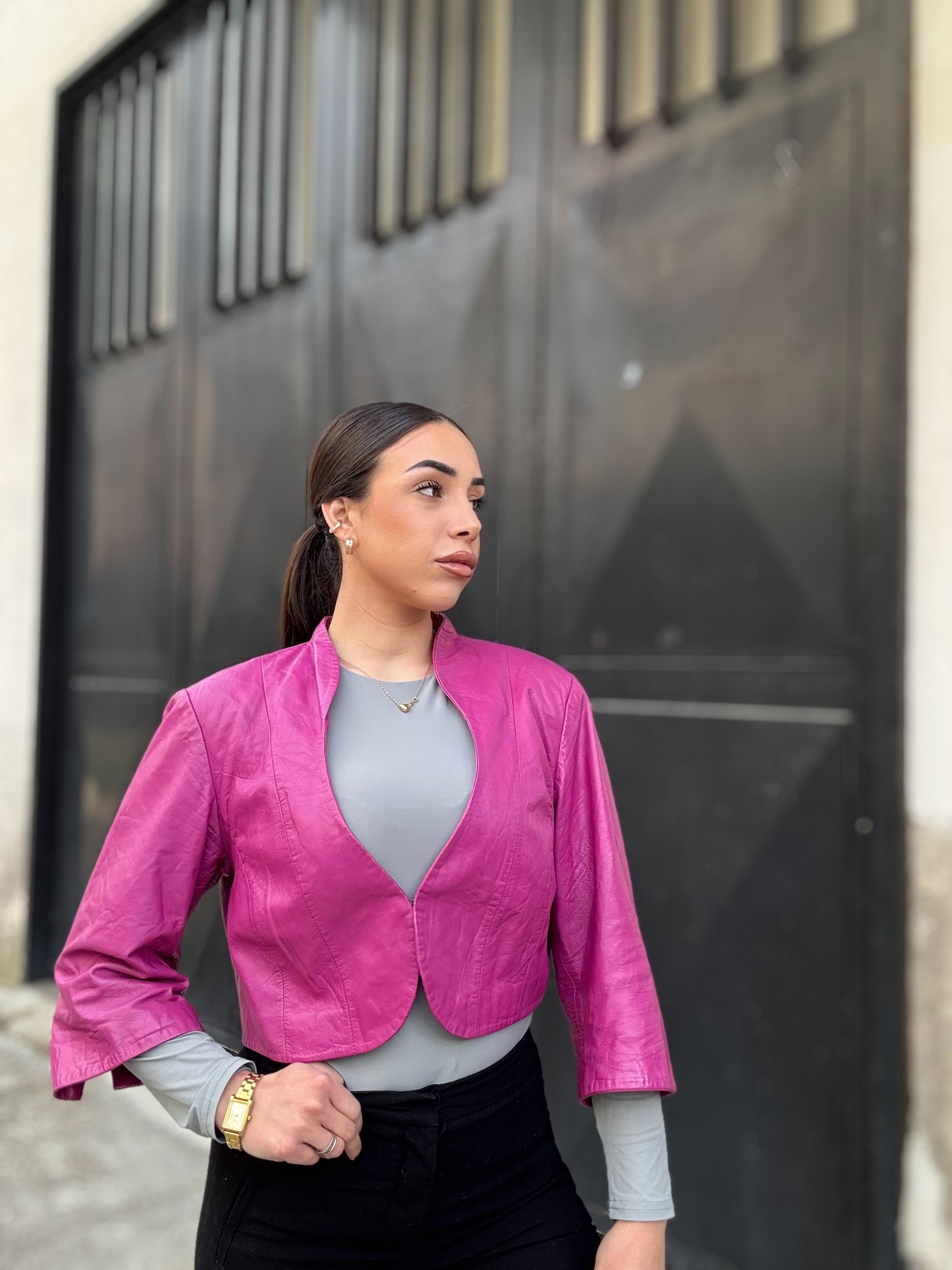 Giacca in pelle